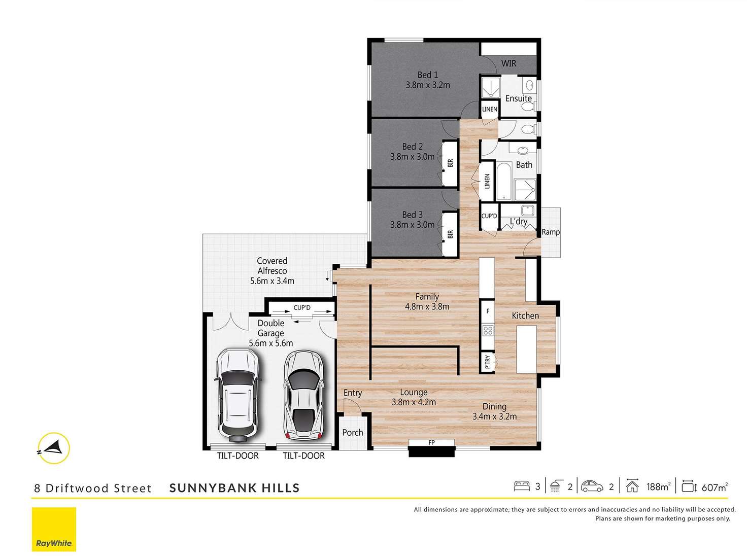Floorplan of Homely house listing, 8 Driftwood Street, Sunnybank Hills QLD 4109