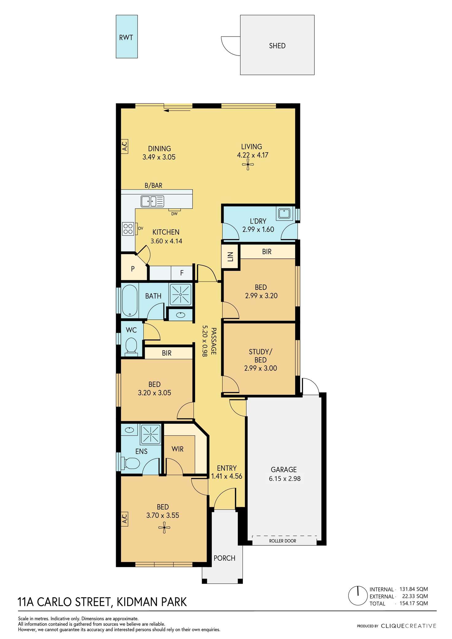 Floorplan of Homely house listing, 11a Carlo Street, Kidman Park SA 5025