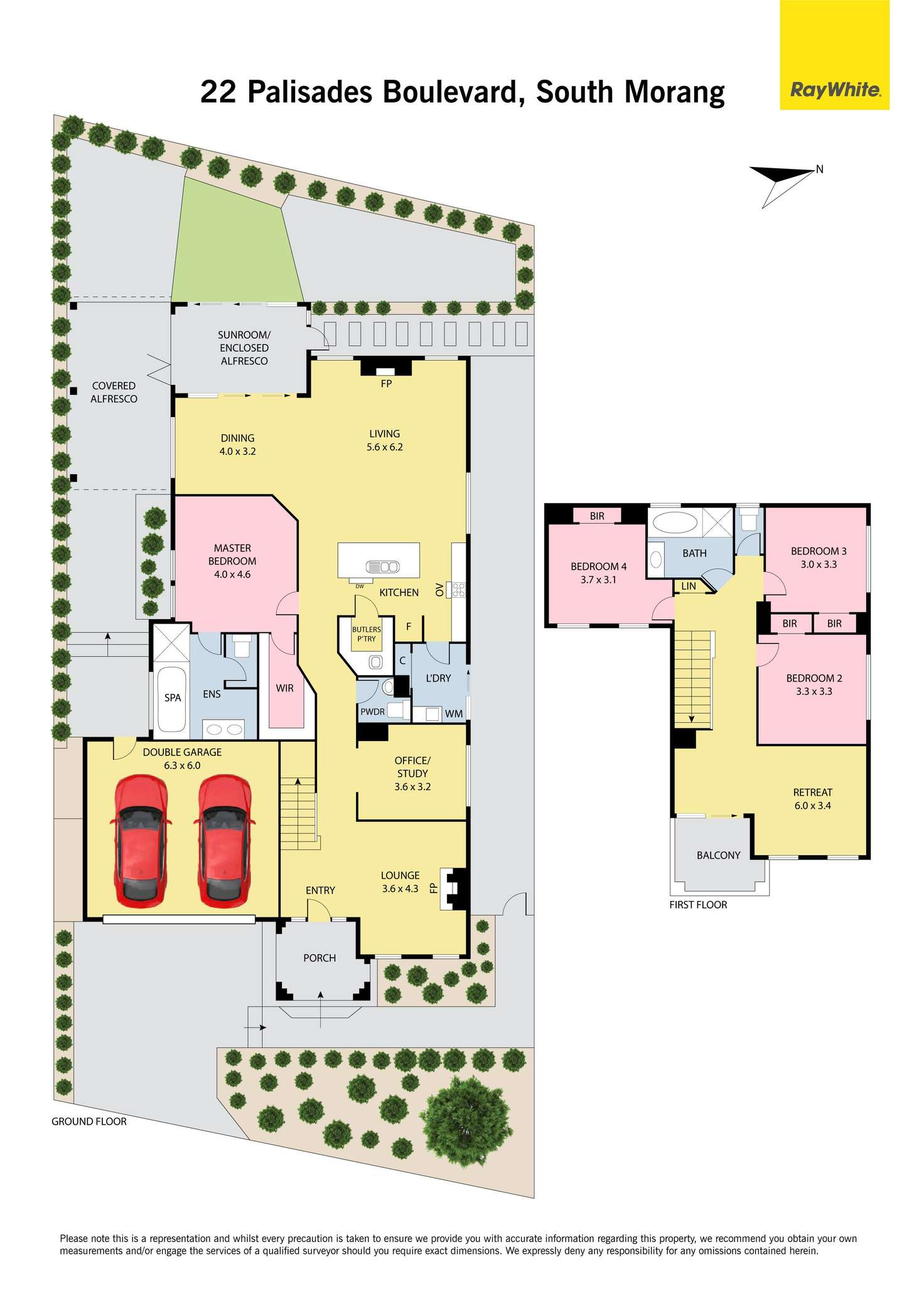 Floorplan of Homely house listing, 22 Palisades Boulevard, South Morang VIC 3752