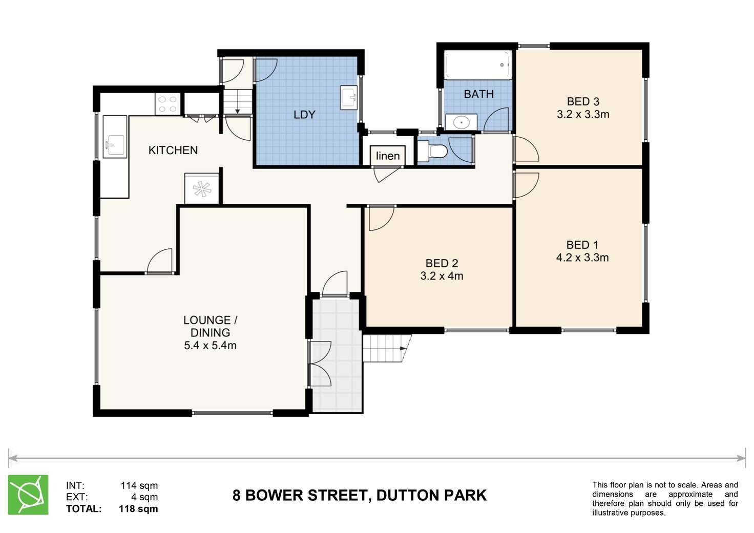 Floorplan of Homely house listing, 8 Bower Street, Dutton Park QLD 4102