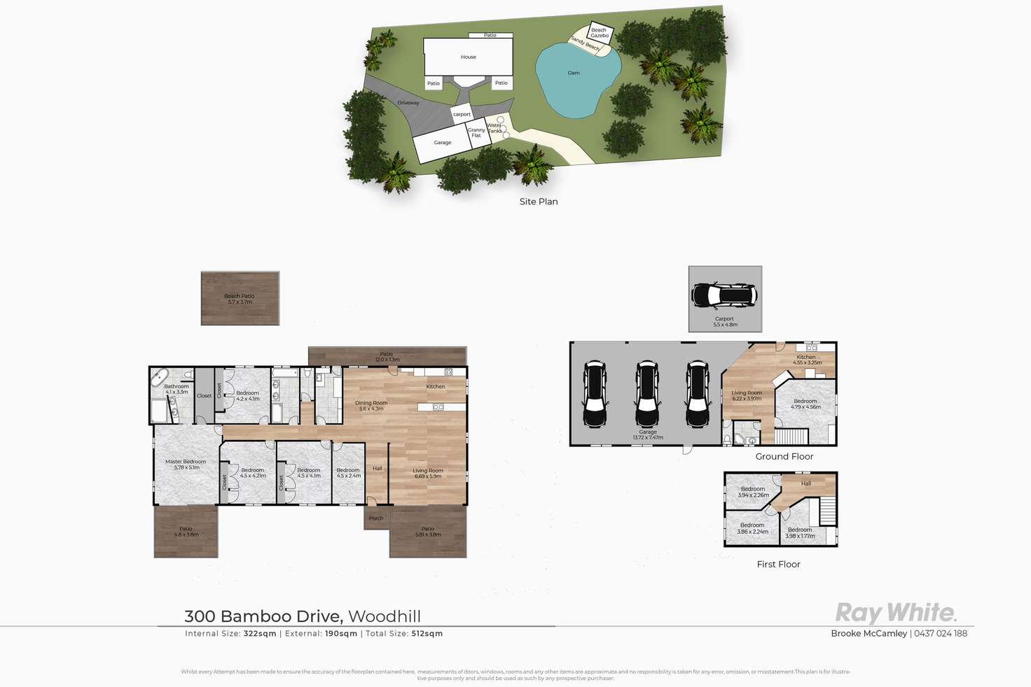 Floorplan of Homely house listing, 298-300 Bamboo Drive, Woodhill QLD 4285