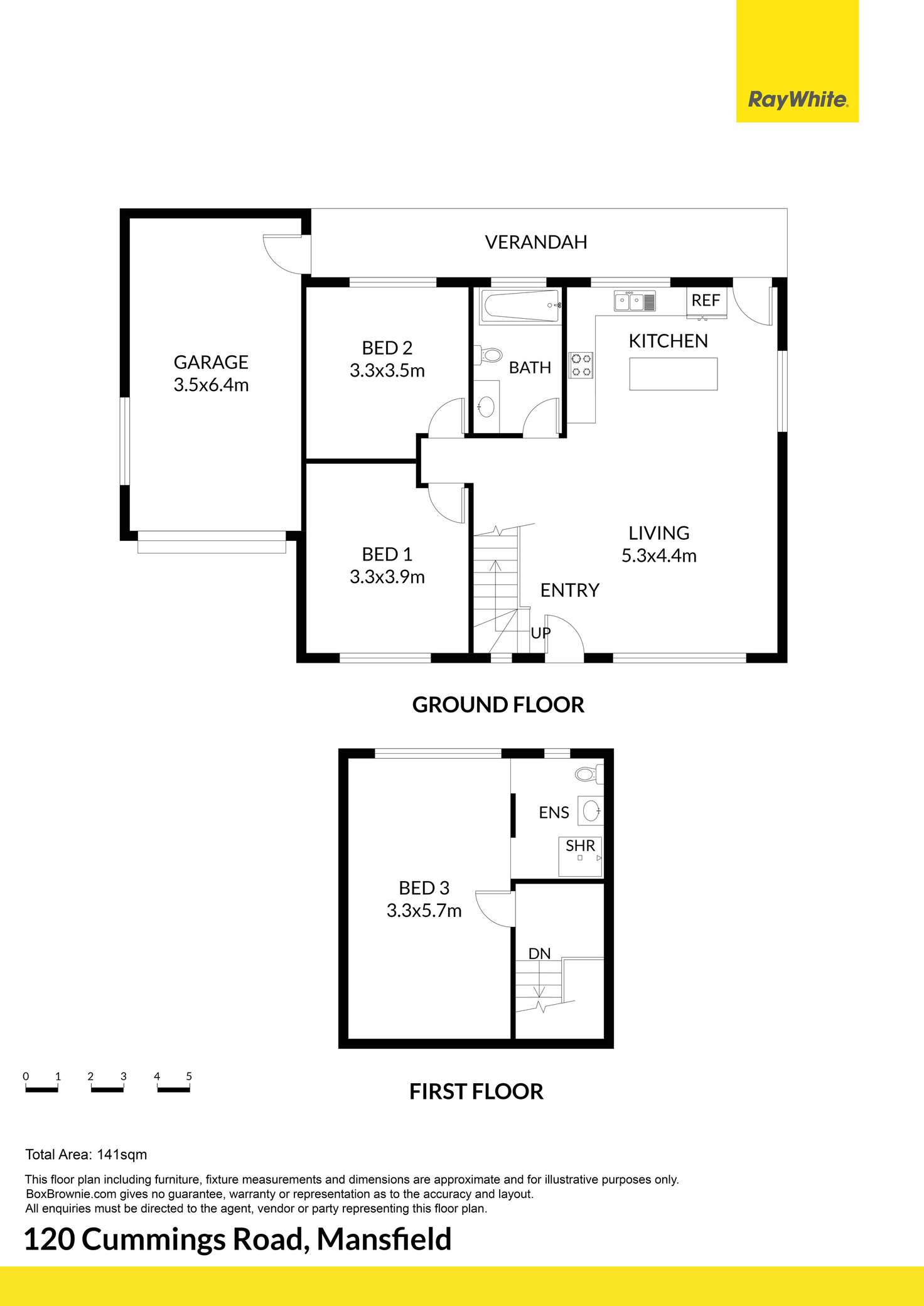 Floorplan of Homely house listing, 120 Cummins Road, Mansfield VIC 3722