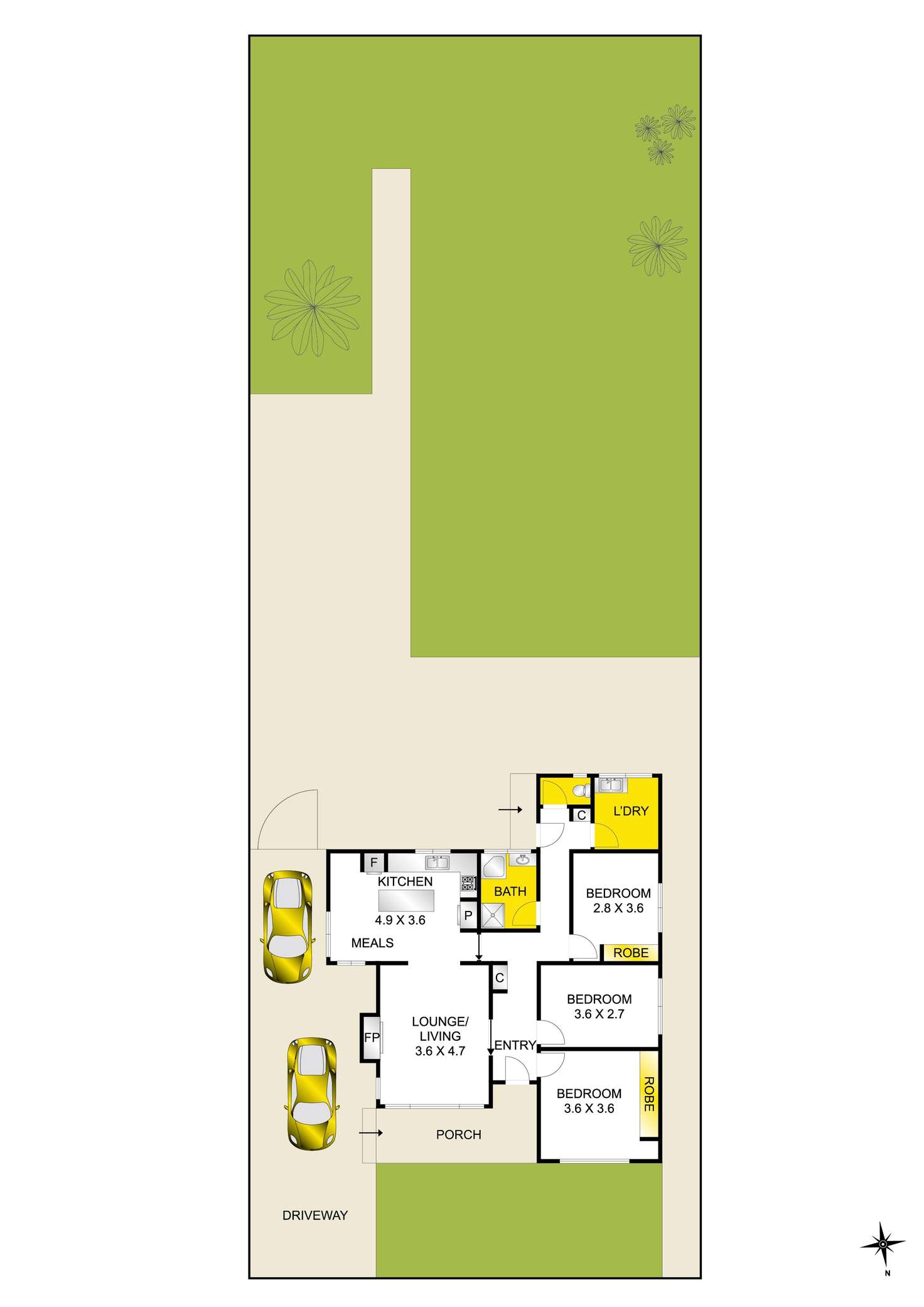 Floorplan of Homely house listing, 65 Laura Avenue, Belmont VIC 3216