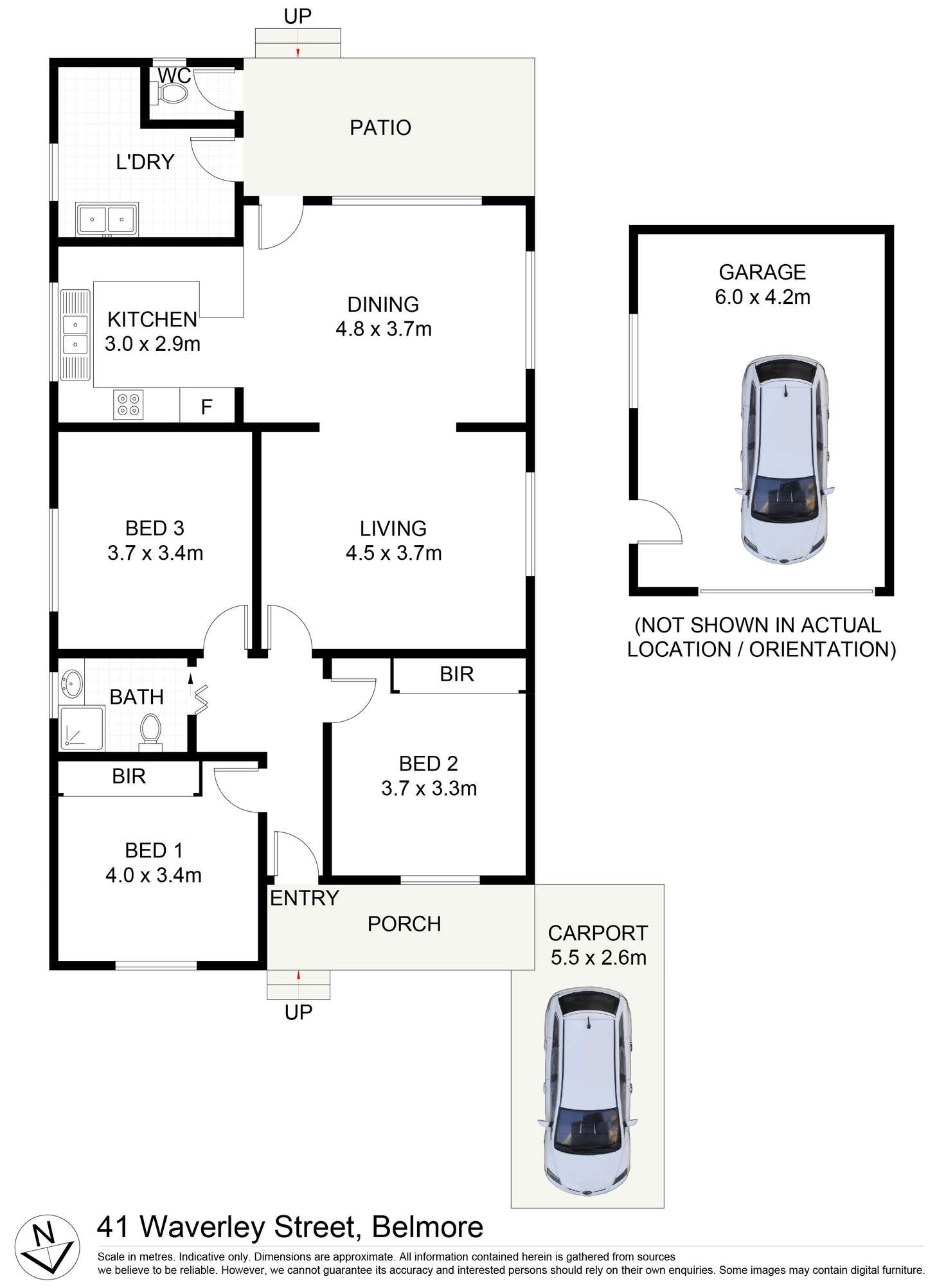Floorplan of Homely house listing, 41 Waverley Street, Belmore NSW 2192