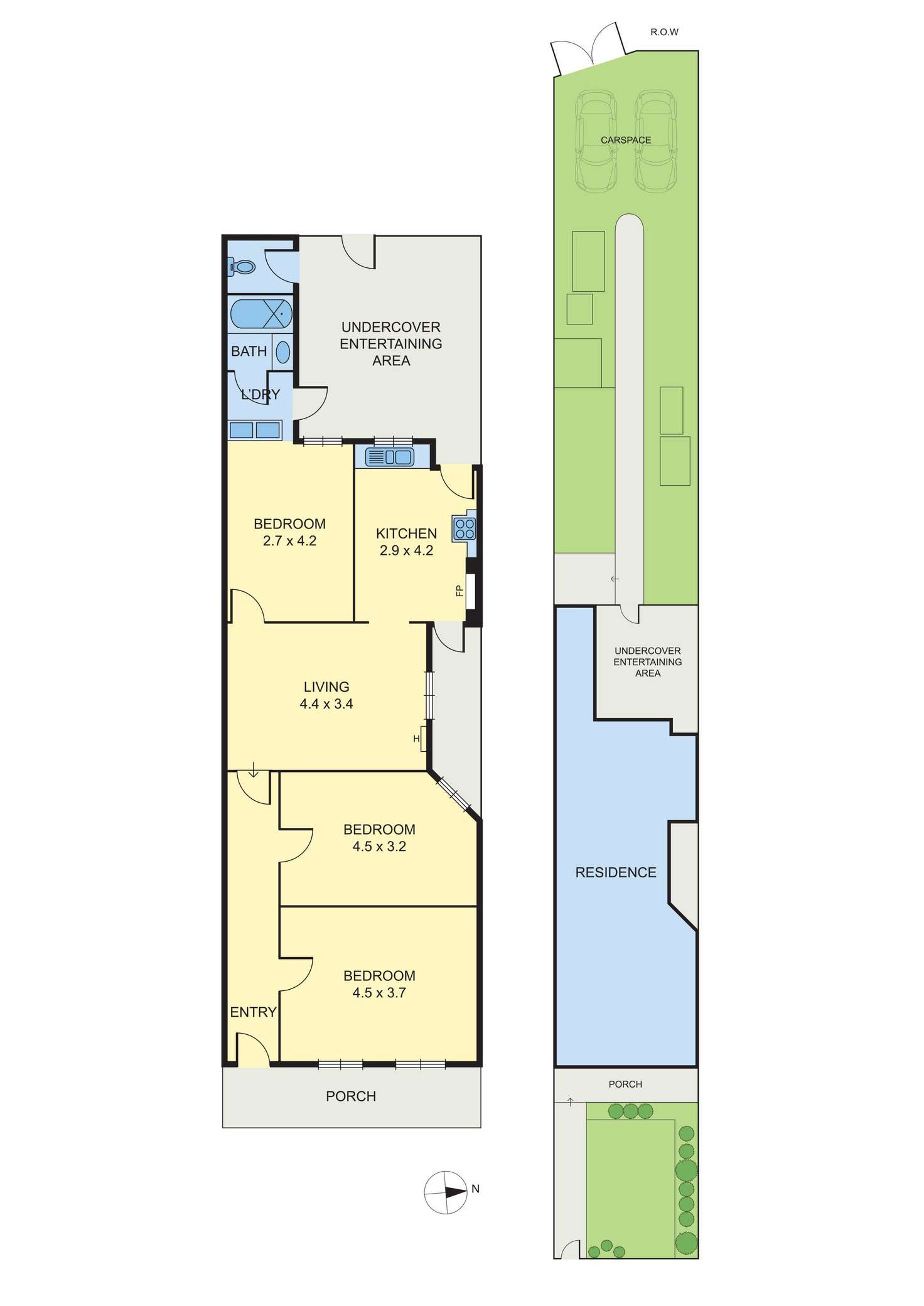 Floorplan of Homely house listing, 105 Nicholson Street, Brunswick East VIC 3057