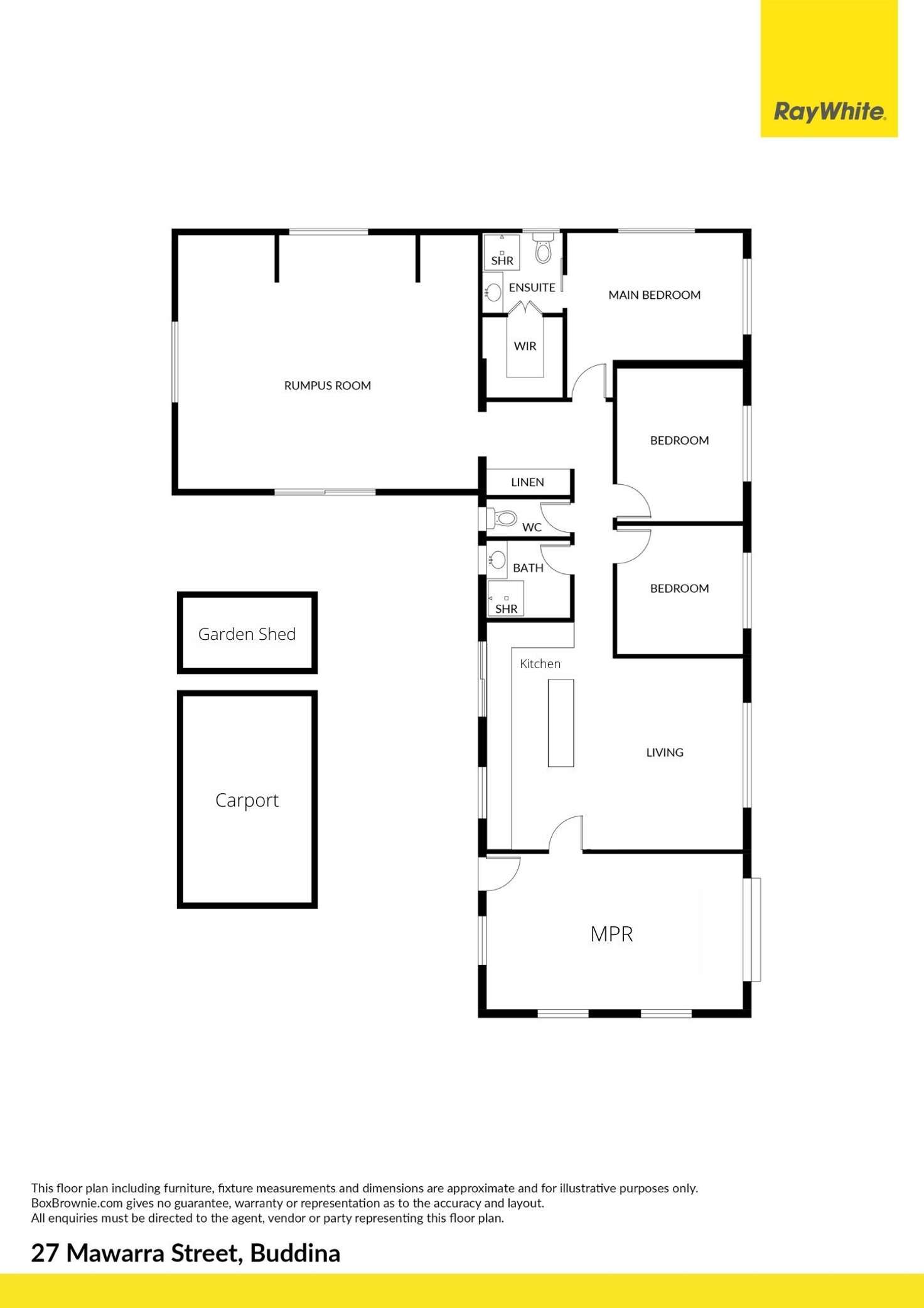 Floorplan of Homely house listing, 27 Mawarra Street, Buddina QLD 4575