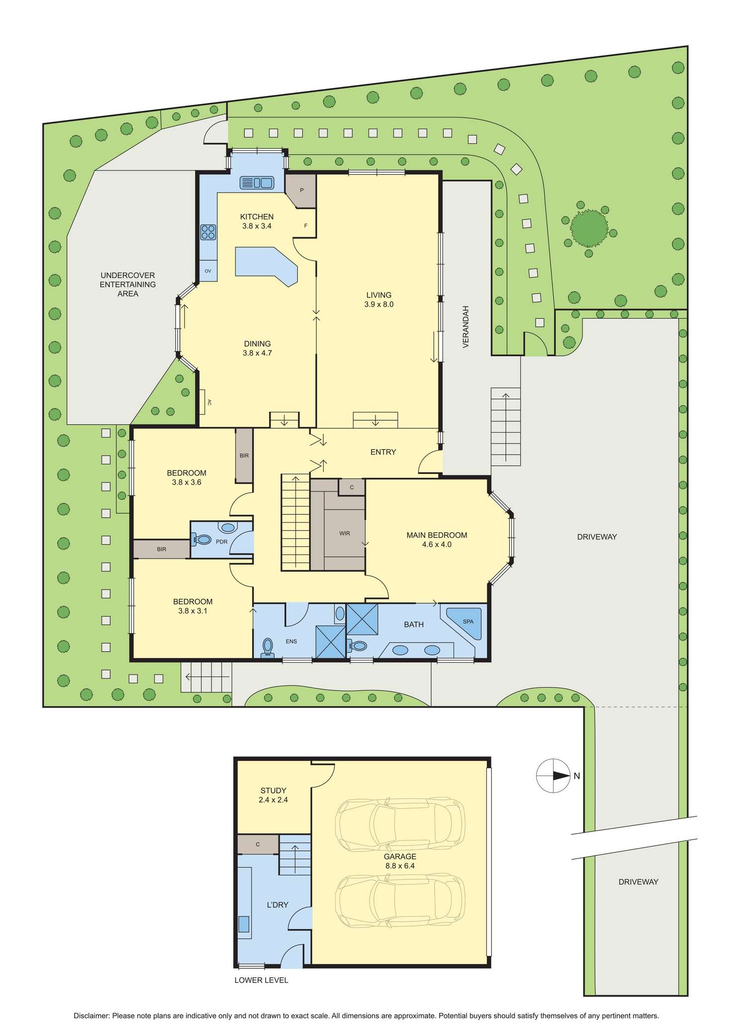 Floorplan of Homely house listing, 66A Eucalyptus Road, Eltham VIC 3095