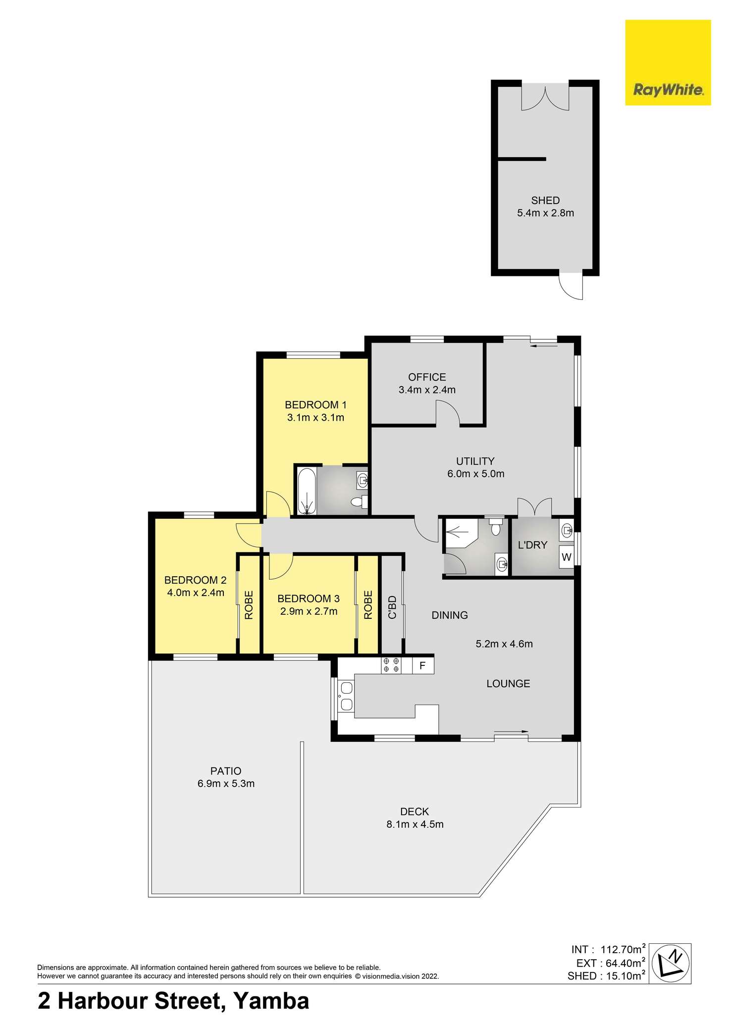 Floorplan of Homely house listing, 2 Harbour Street, Yamba NSW 2464