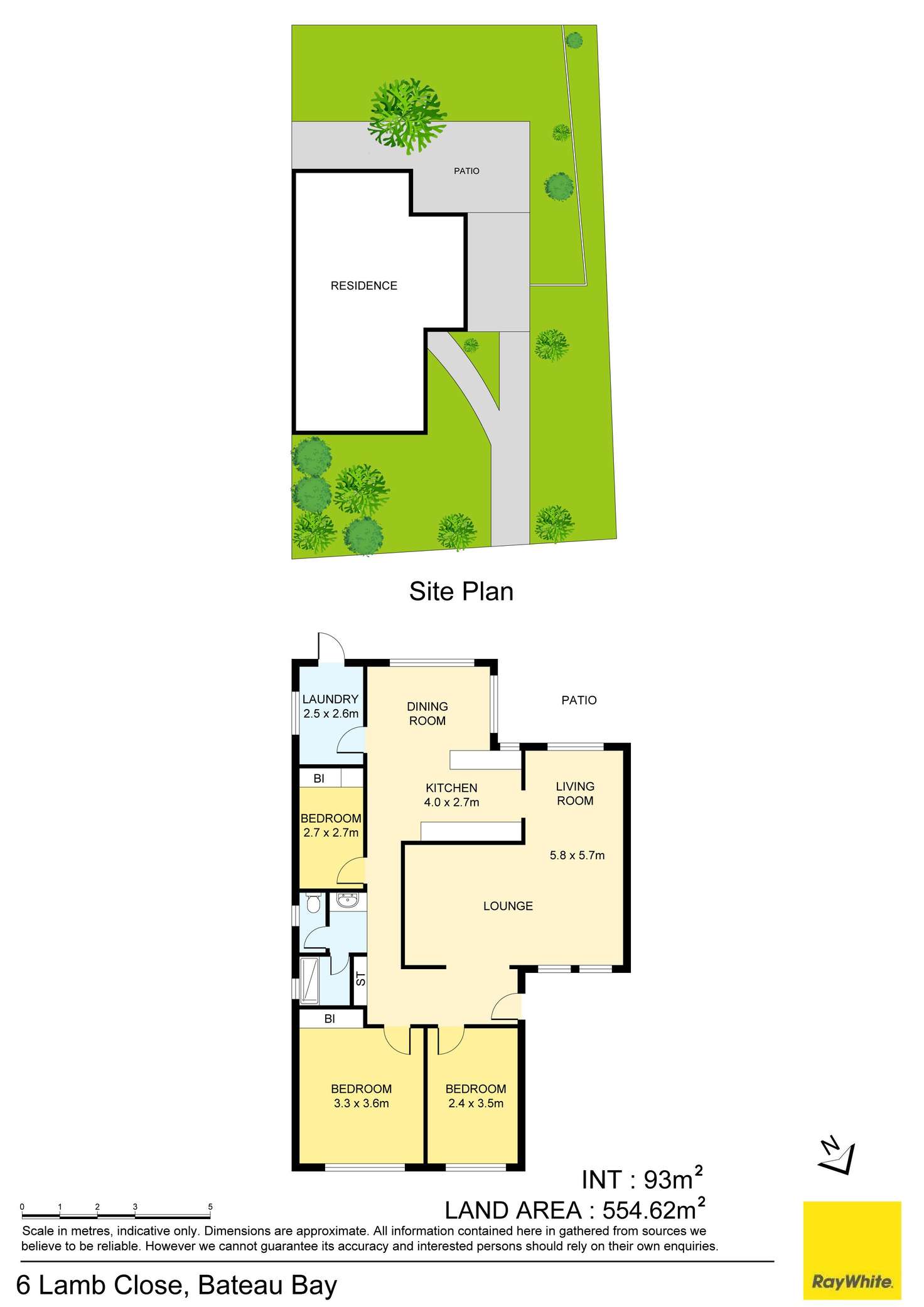 Floorplan of Homely house listing, 6 Lamb Close, Bateau Bay NSW 2261