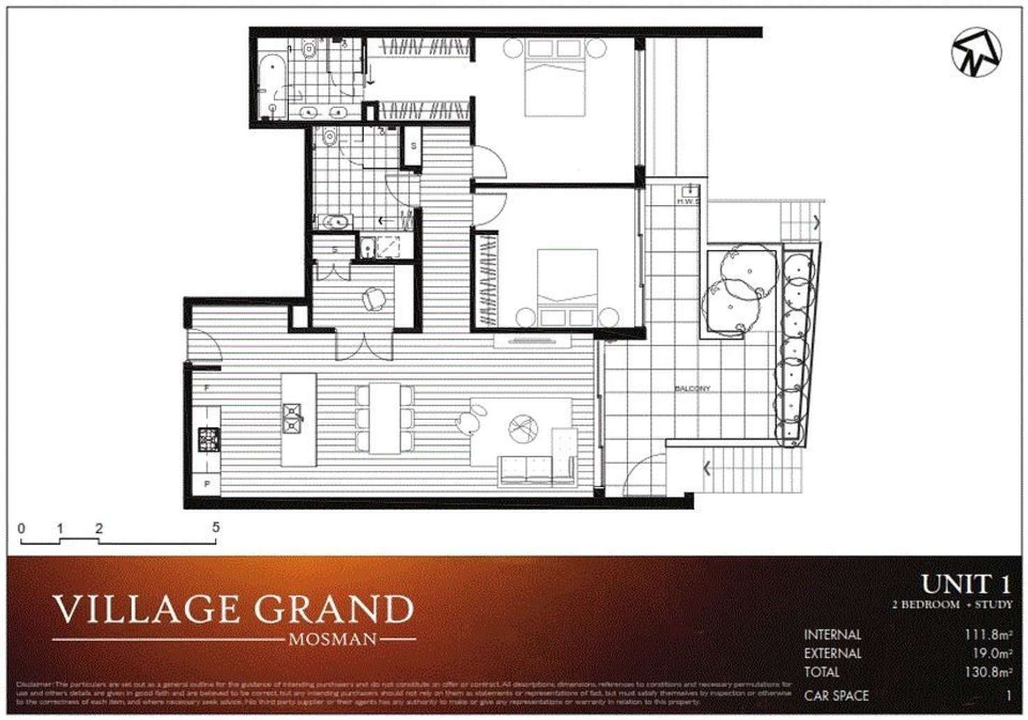 Floorplan of Homely apartment listing, 1/774 Military Road, Mosman NSW 2088