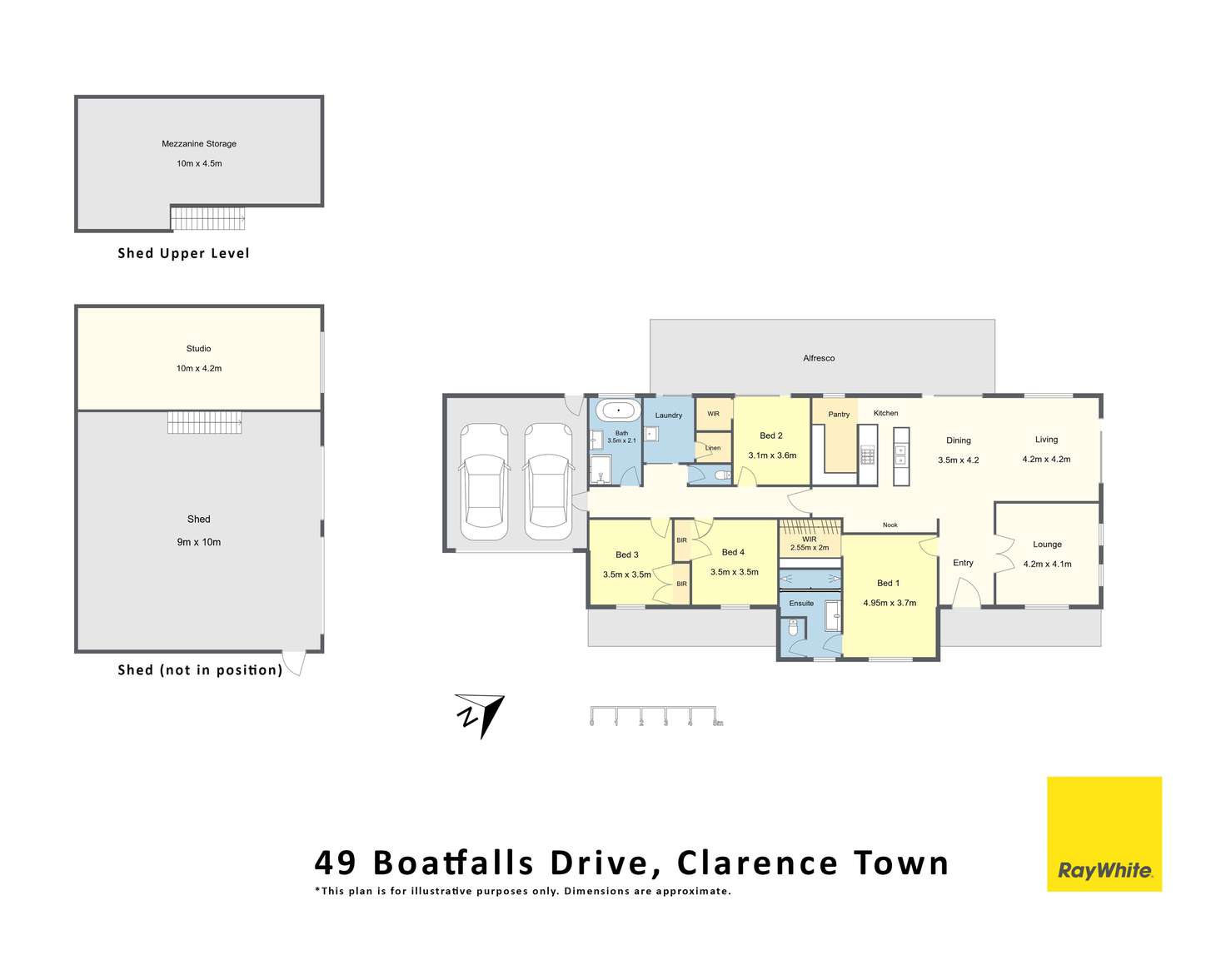 Floorplan of Homely acreageSemiRural listing, 49 Boatfalls Drive, Clarence Town NSW 2321
