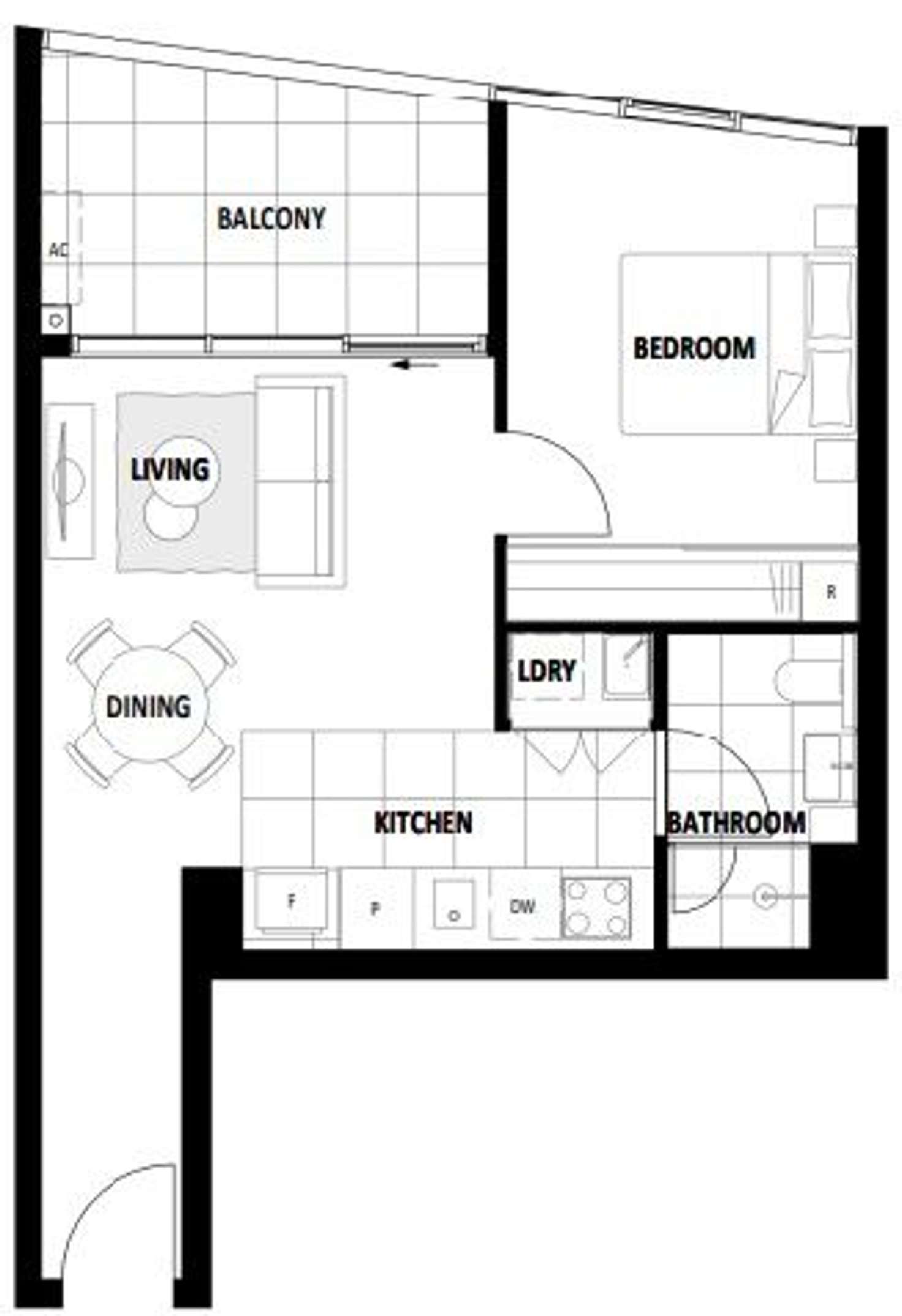 Floorplan of Homely apartment listing, 016C/2 Grazier Lane, Belconnen ACT 2617