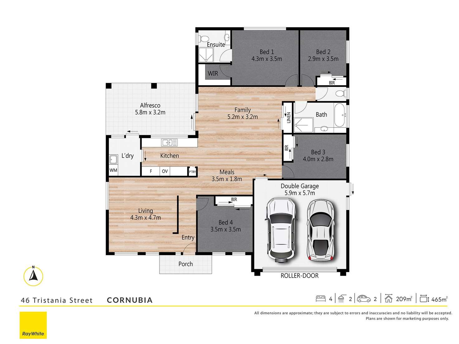Floorplan of Homely house listing, 46 Tristania Street, Cornubia QLD 4130