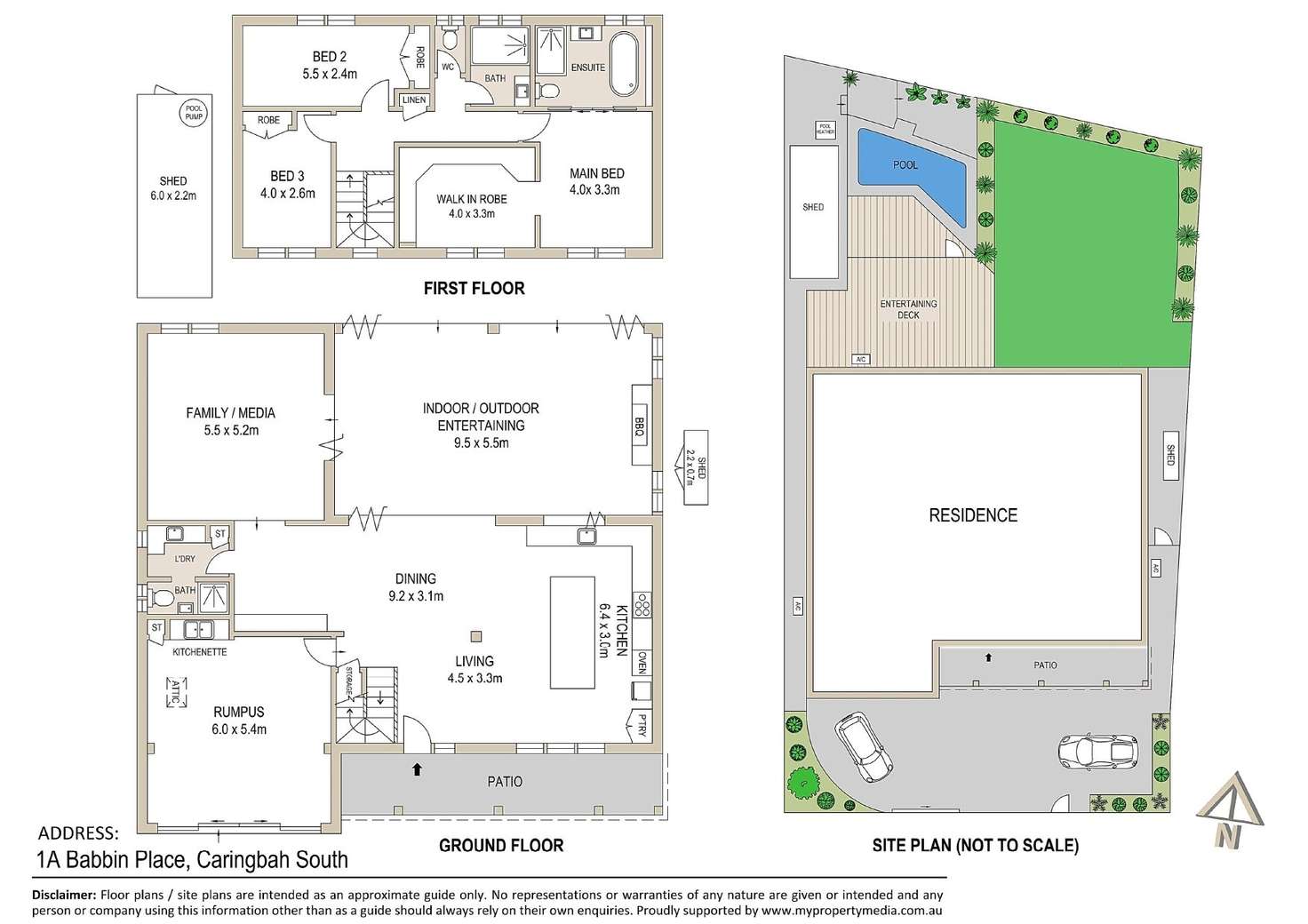 Floorplan of Homely house listing, 1A Babbin Place, Caringbah South NSW 2229