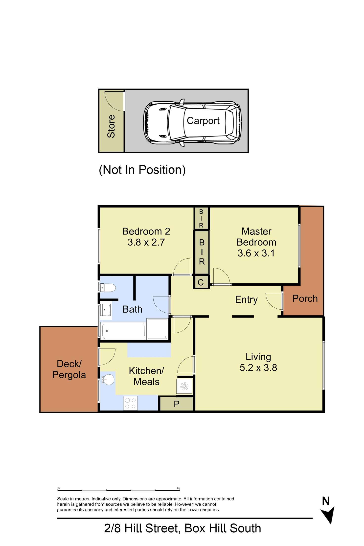 Floorplan of Homely unit listing, 2/8 Hill Street, Box Hill South VIC 3128