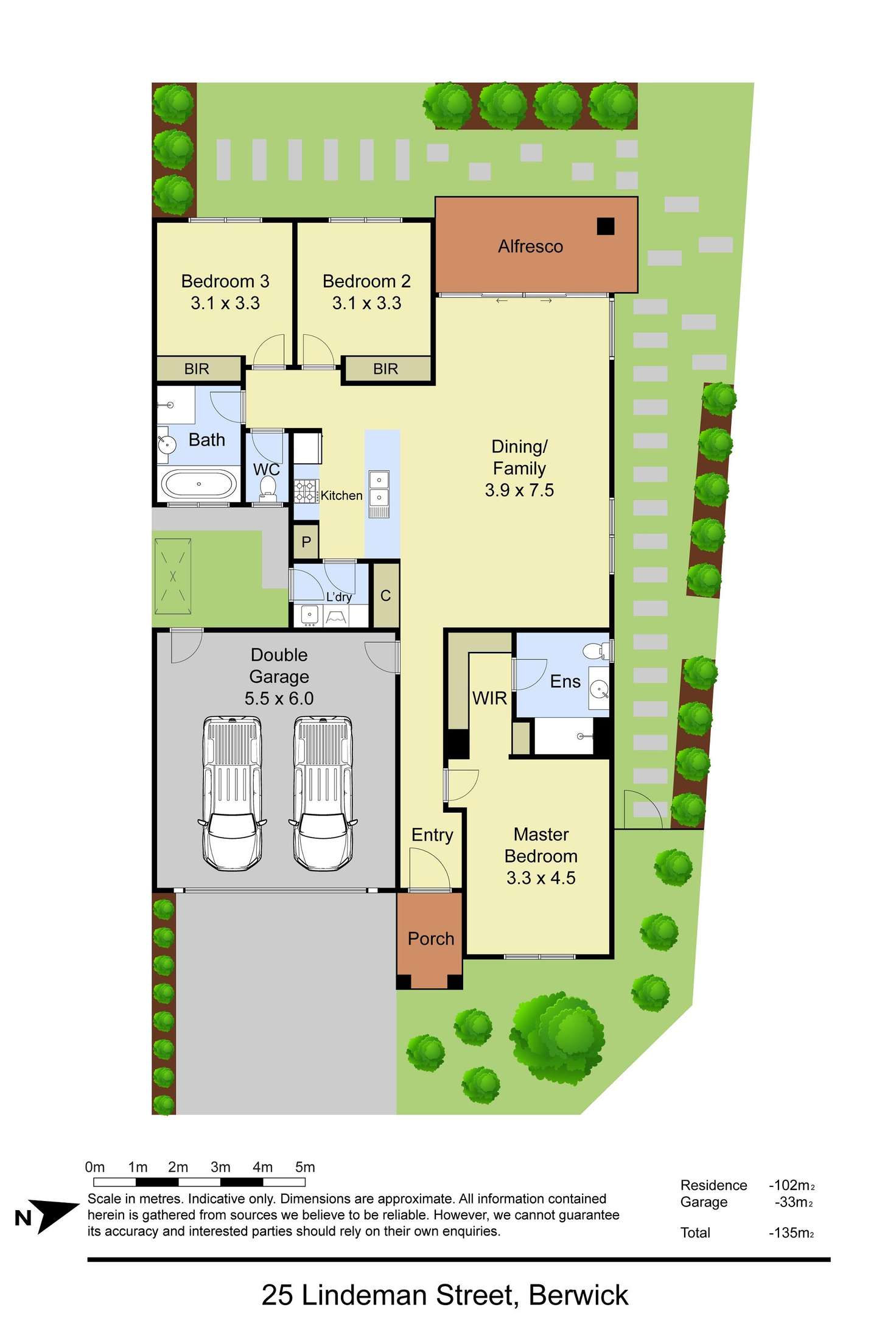 Floorplan of Homely house listing, 25 Lindeman Street, Berwick VIC 3806