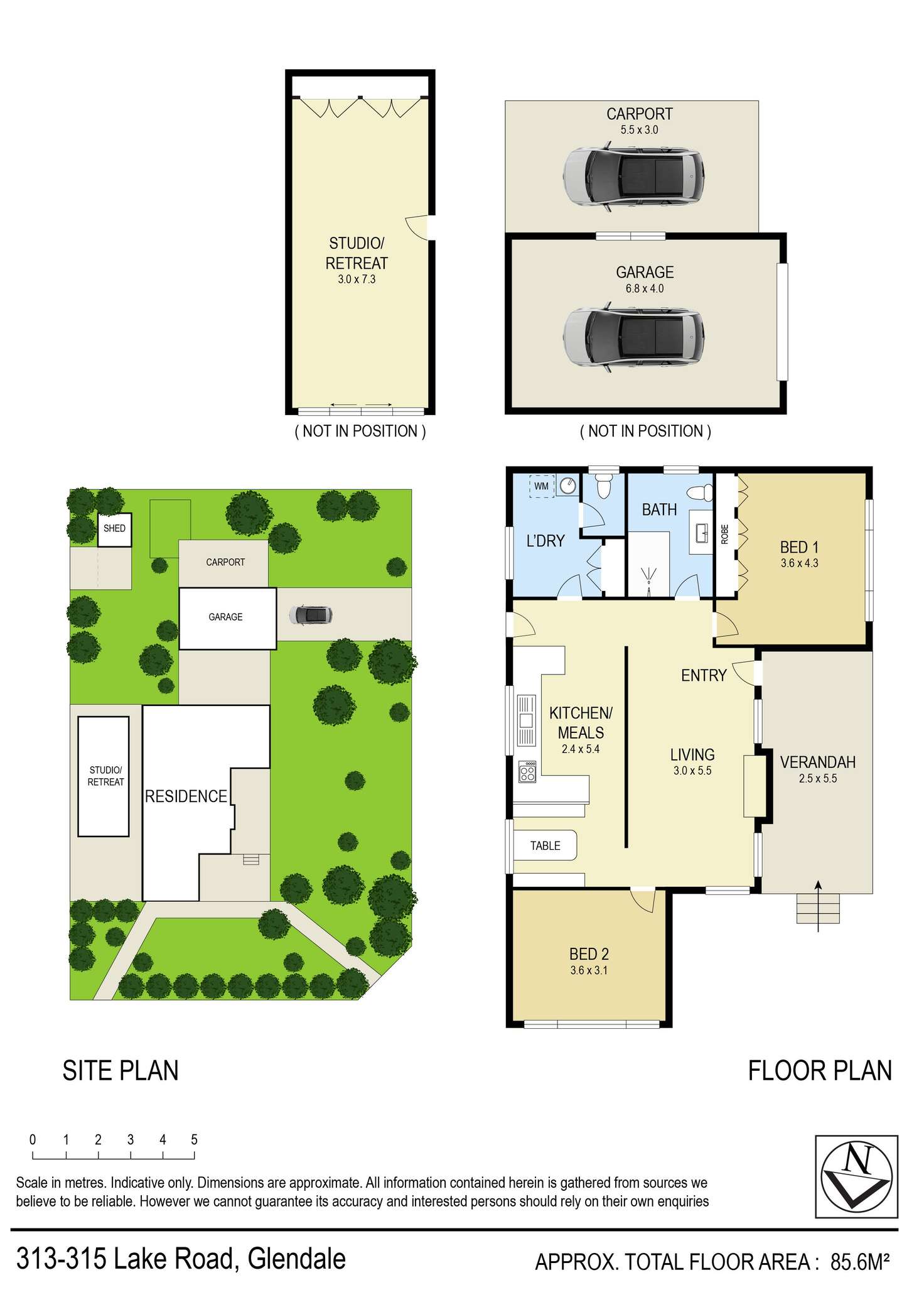 Floorplan of Homely house listing, 313-315 Lake Road, Glendale NSW 2285