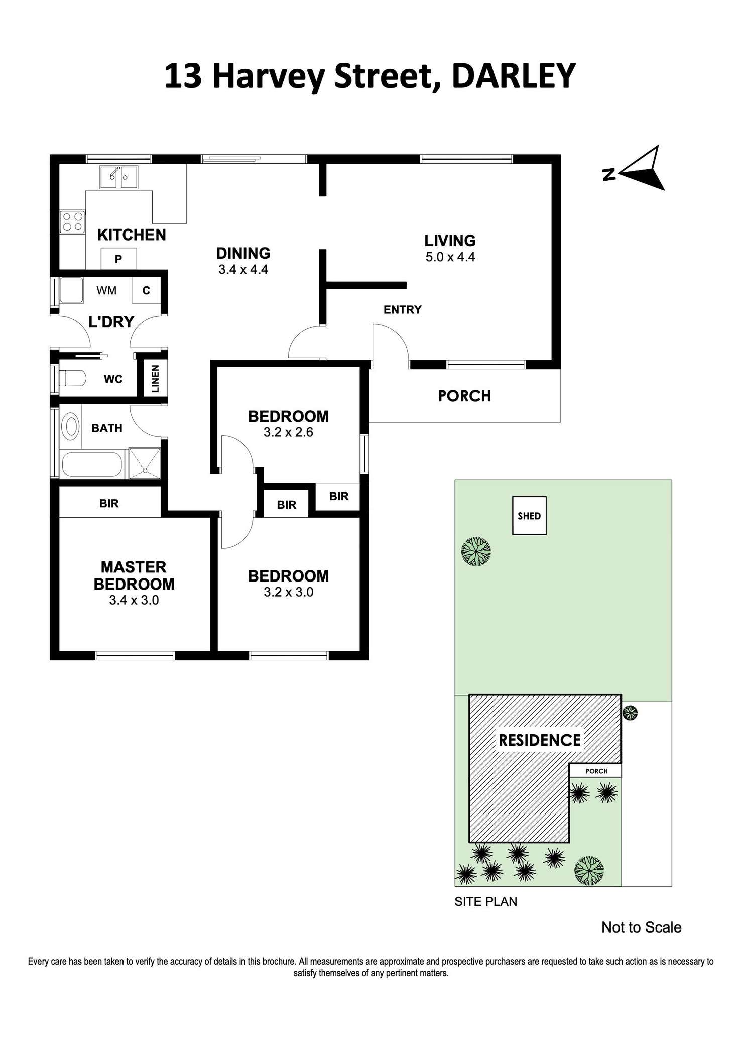 Floorplan of Homely house listing, 13 Harvey Street, Darley VIC 3340