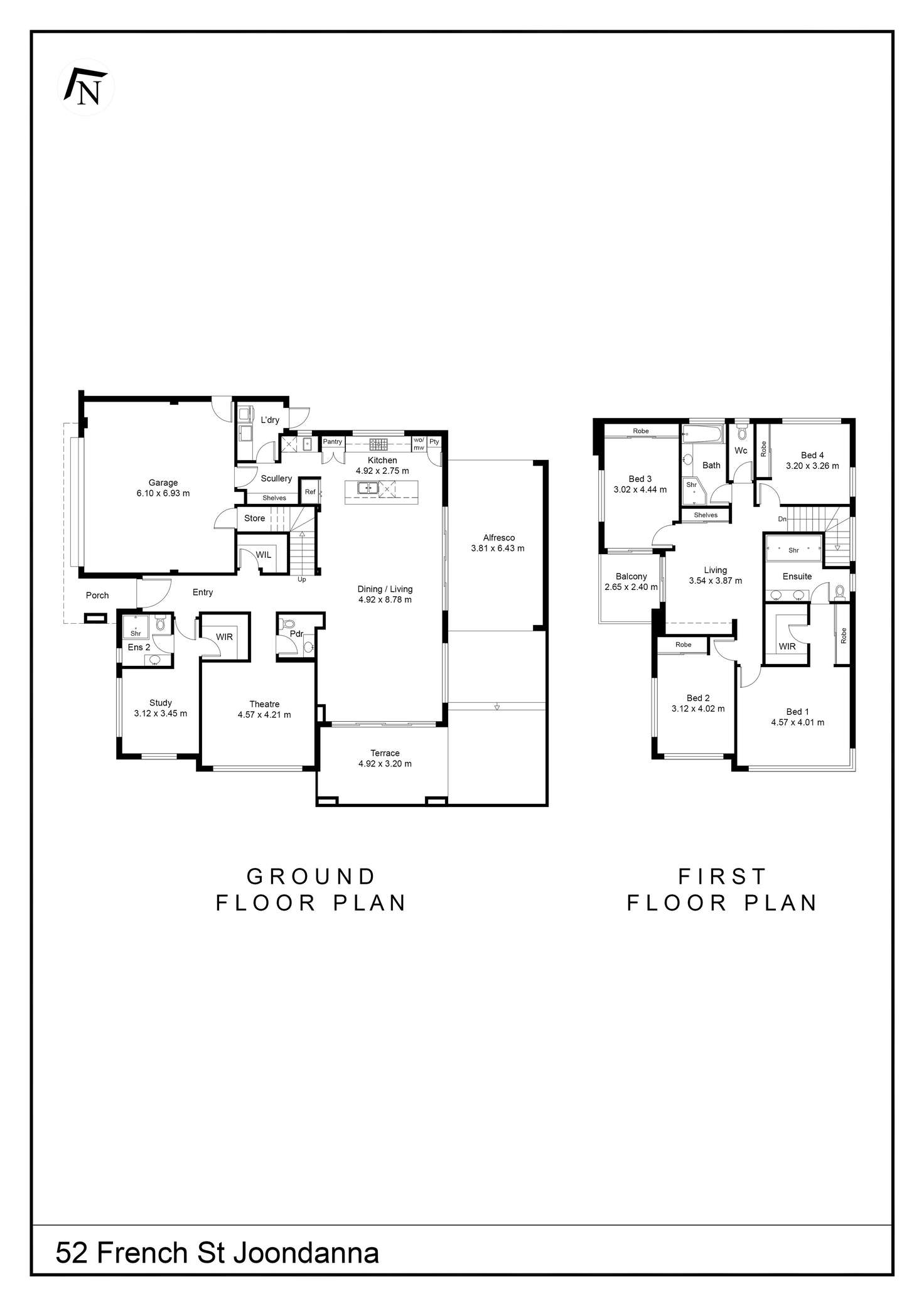 Floorplan of Homely house listing, 52 French Street, Joondanna WA 6060