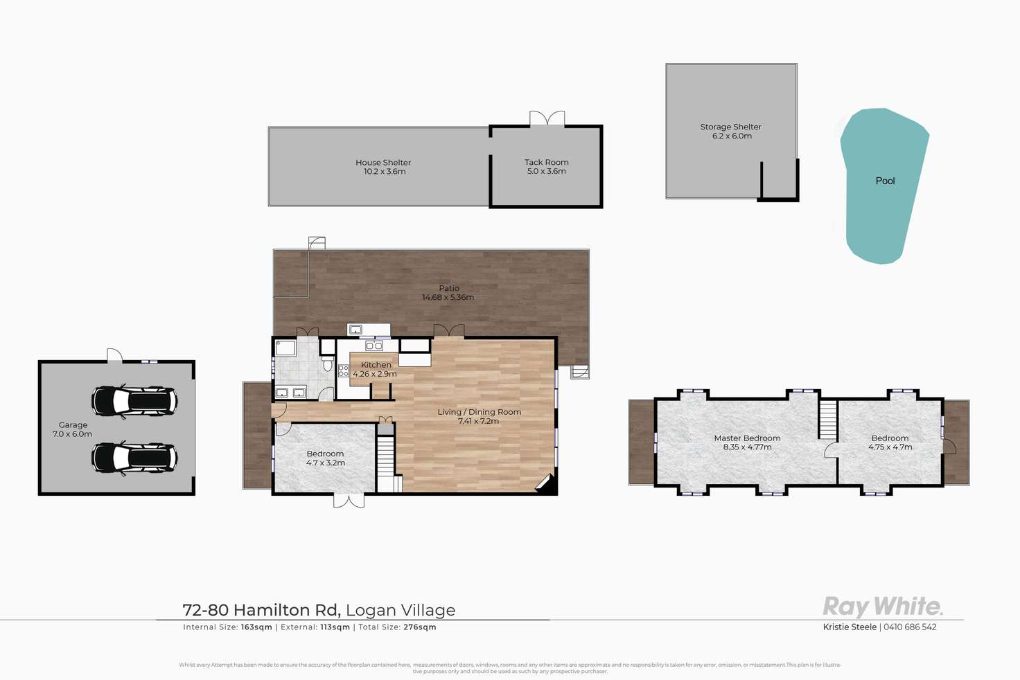 Floorplan of Homely acreageSemiRural listing, 72-80 Hamilton Road, Logan Village QLD 4207