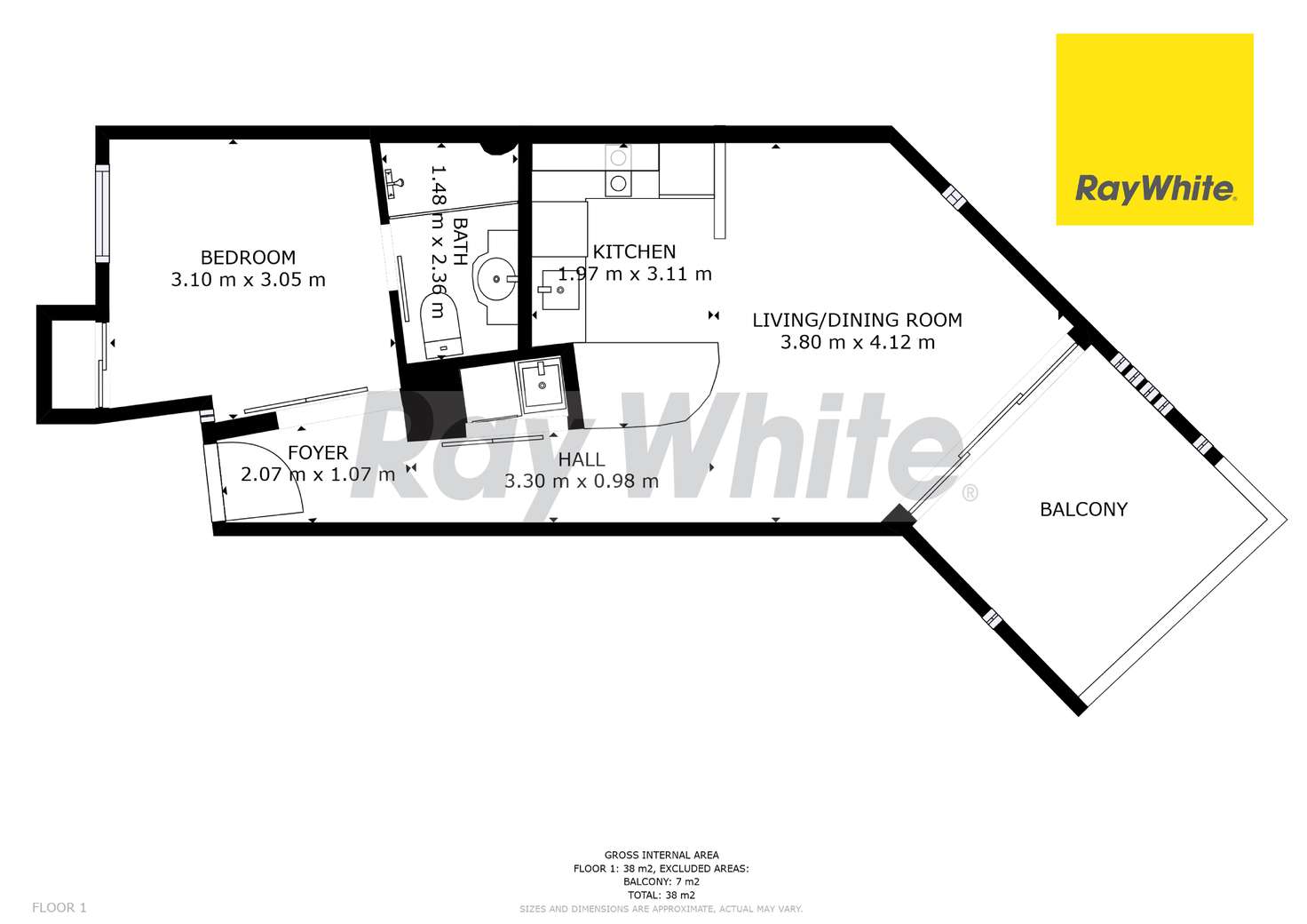 Floorplan of Homely unit listing, 431/87-97 First Avenue, Mooloolaba QLD 4557