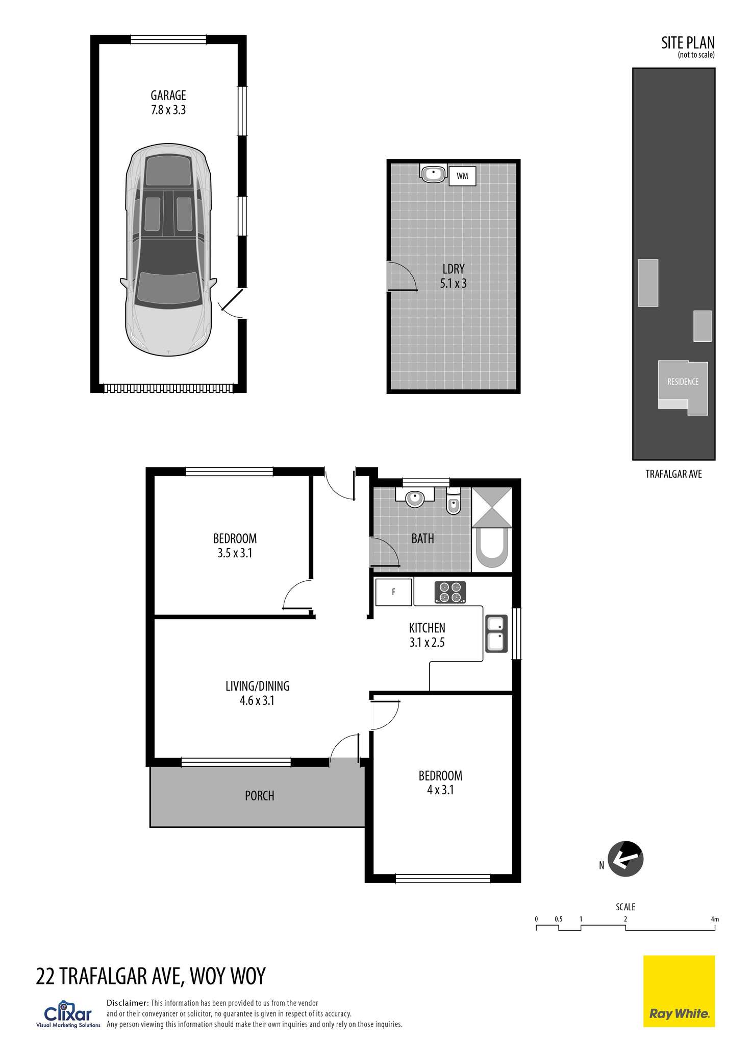 Floorplan of Homely house listing, 22 Trafalgar Avenue, Woy Woy NSW 2256