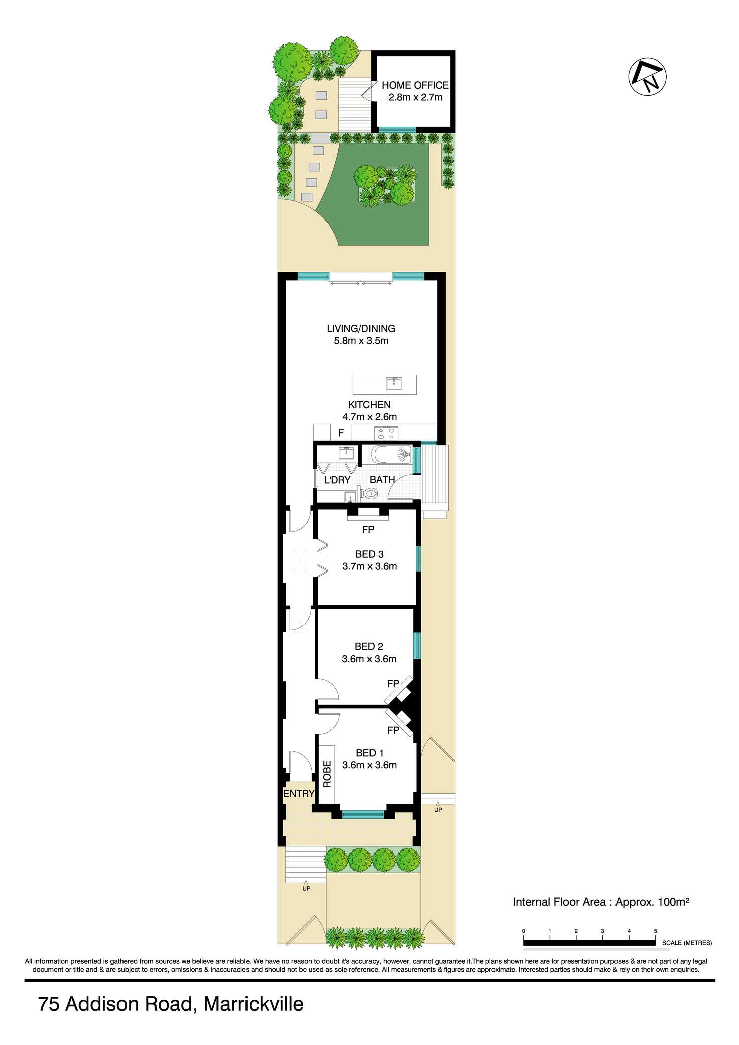 Floorplan of Homely house listing, 75 Addison Road, Marrickville NSW 2204