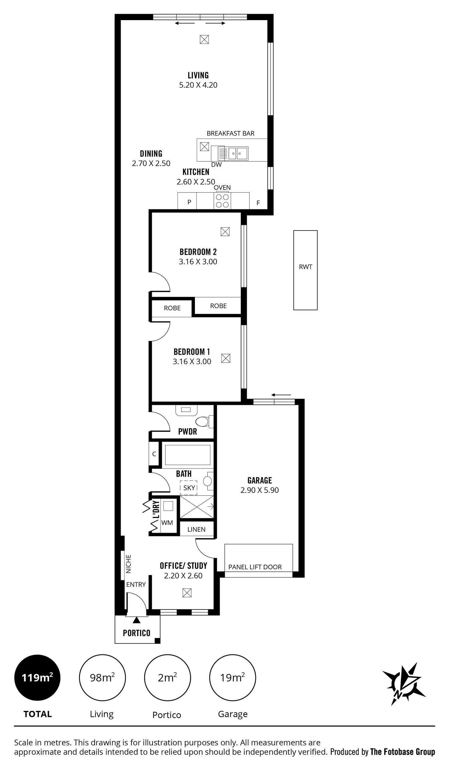 Floorplan of Homely house listing, 6 Greenock Drive, Sturt SA 5047