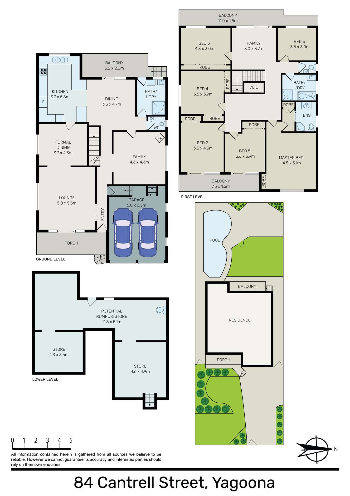 Floorplan of Homely house listing, 84 Cantrell Street, Yagoona NSW 2199