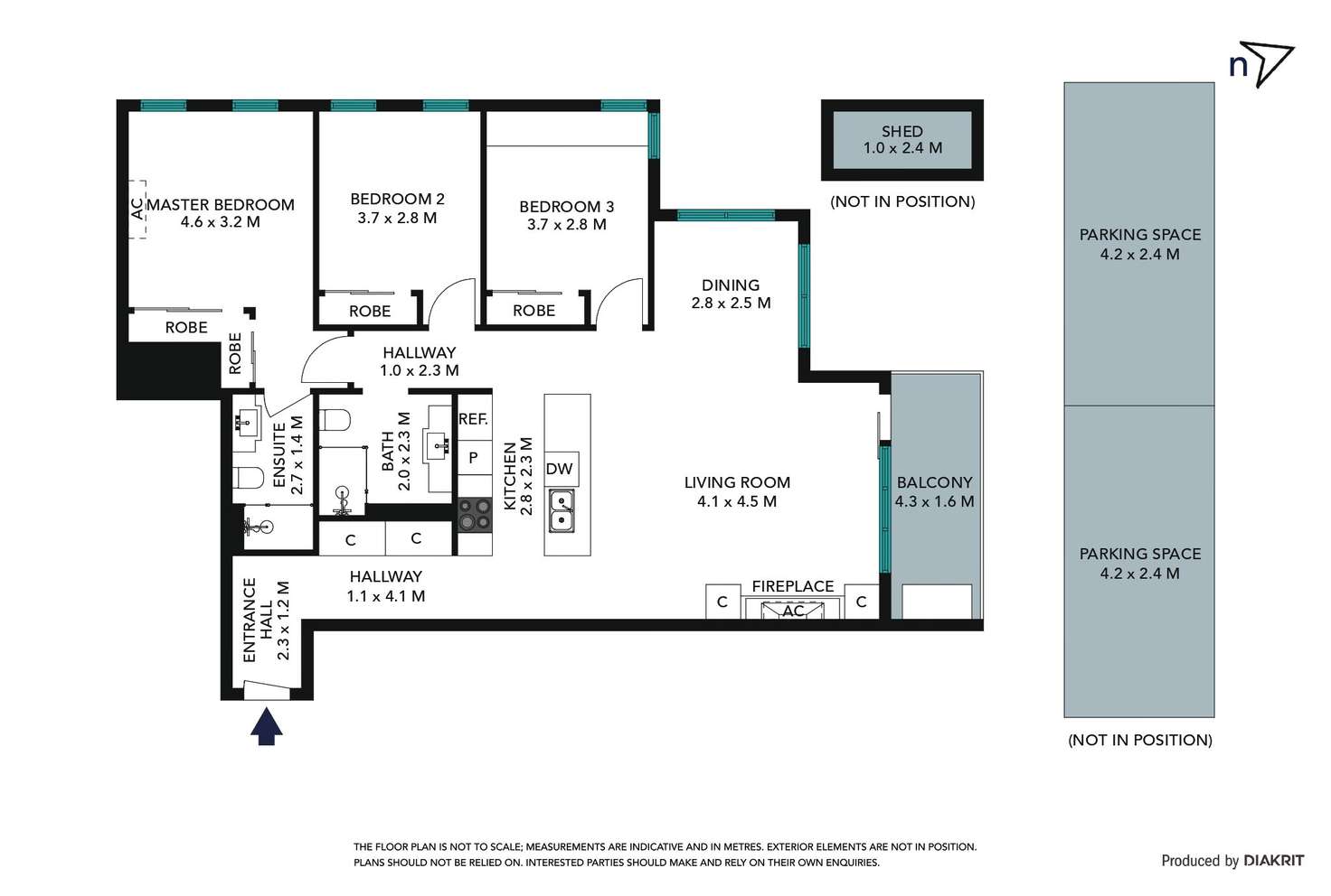 Floorplan of Homely apartment listing, 204b/8 Clinch Avenue, Preston VIC 3072