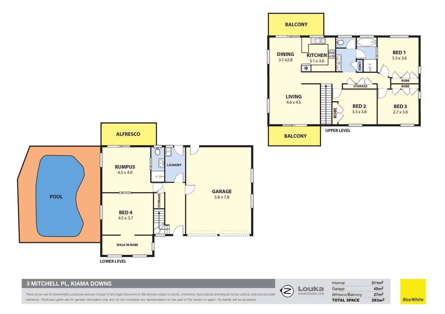 Floorplan of Homely house listing, 3 Mitchell Place, Kiama Downs NSW 2533
