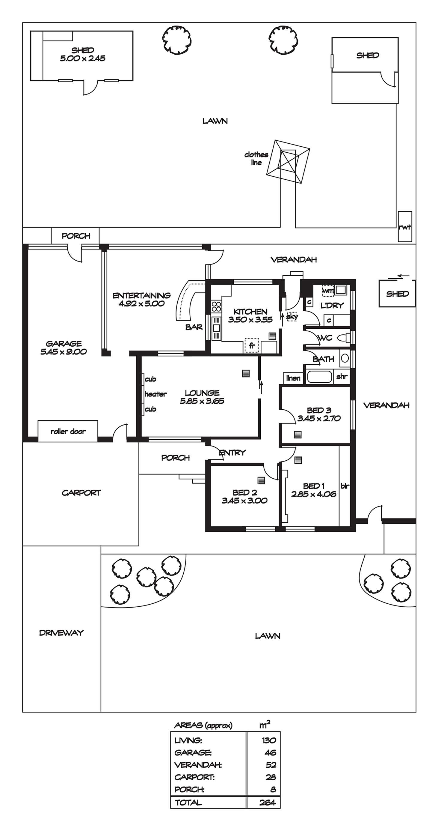 Floorplan of Homely house listing, 27 Baldock Road, Ingle Farm SA 5098