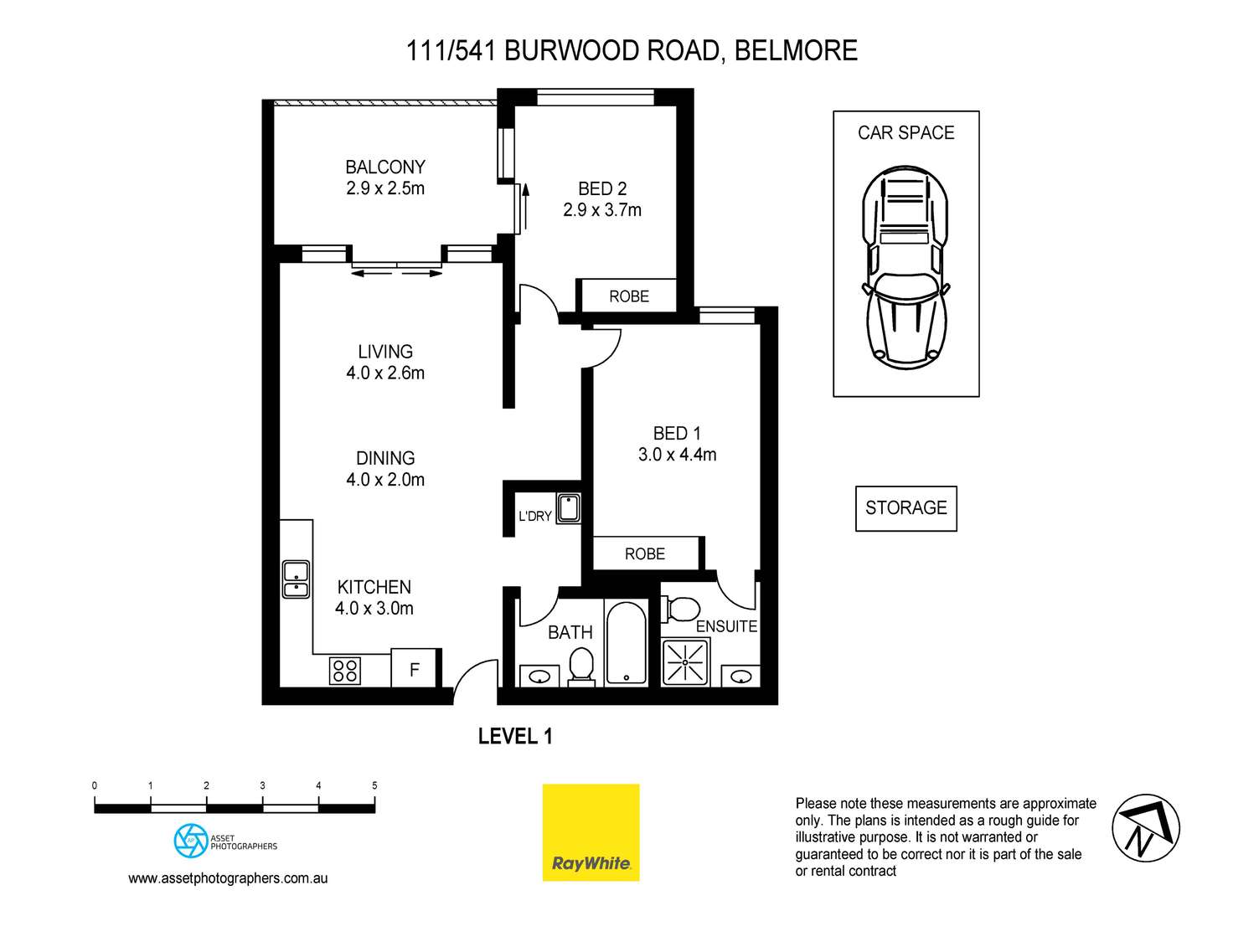 Floorplan of Homely apartment listing, 111/541 Burwood Road, Belmore NSW 2192
