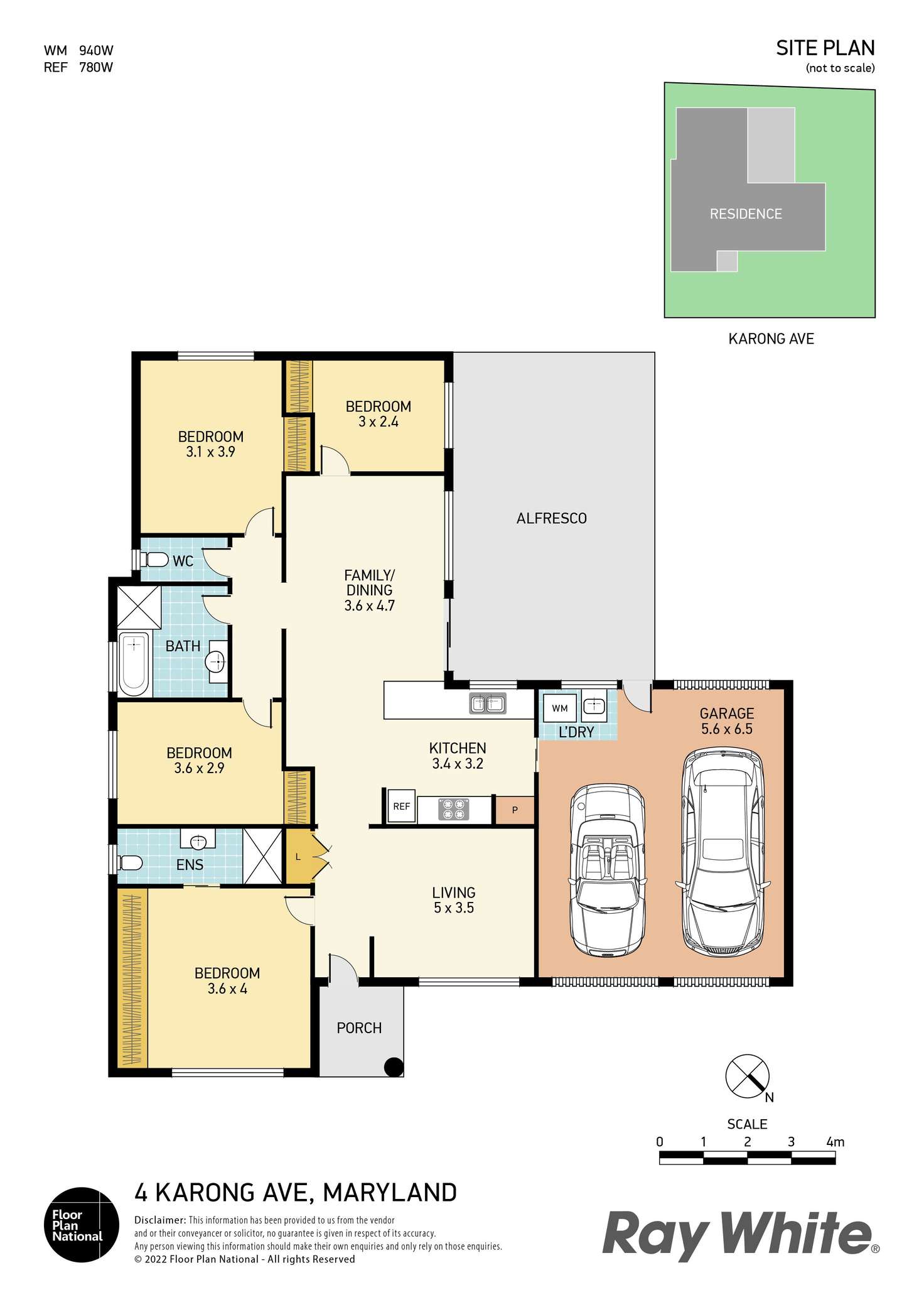 Floorplan of Homely house listing, 4 Karong Avenue, Maryland NSW 2287