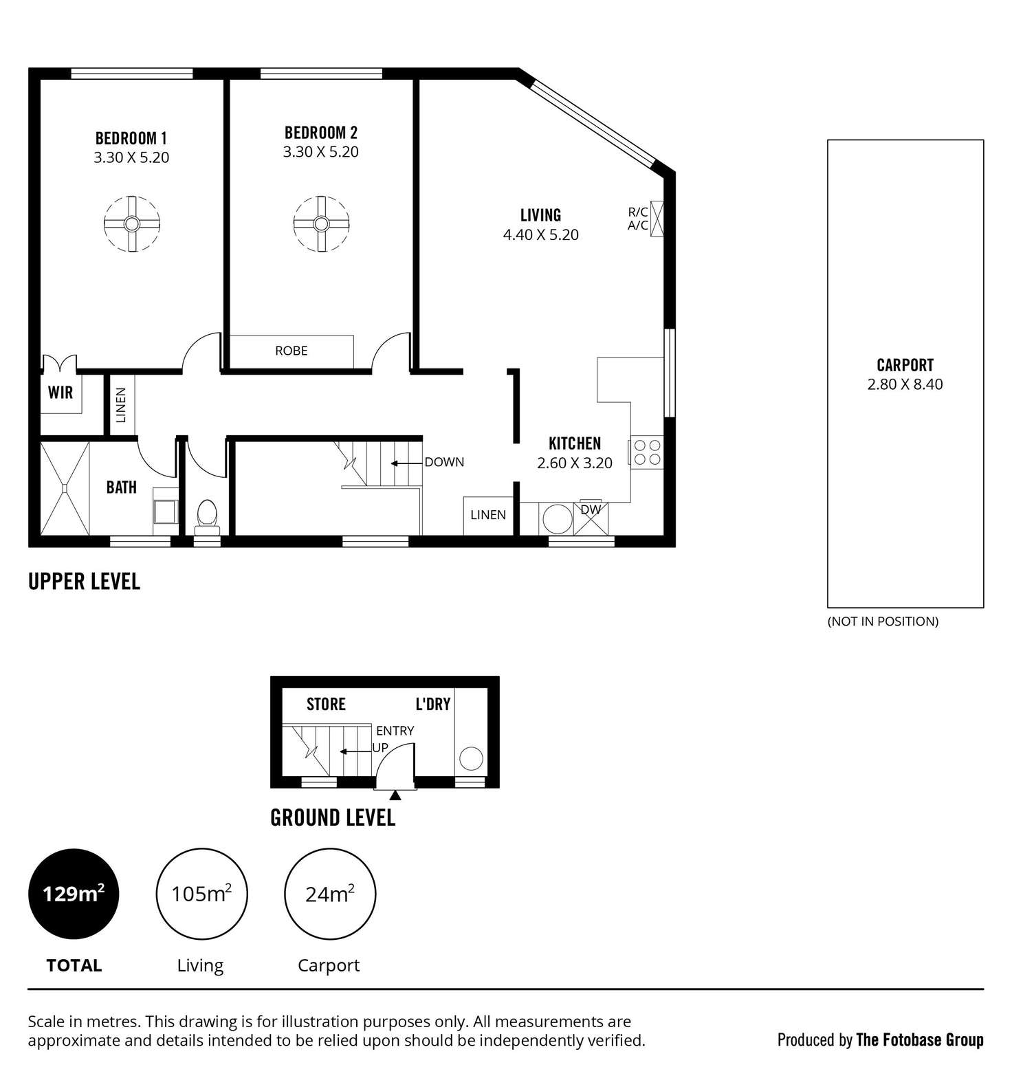 Floorplan of Homely unit listing, 3/107 Marlborough Street, Henley Beach SA 5022