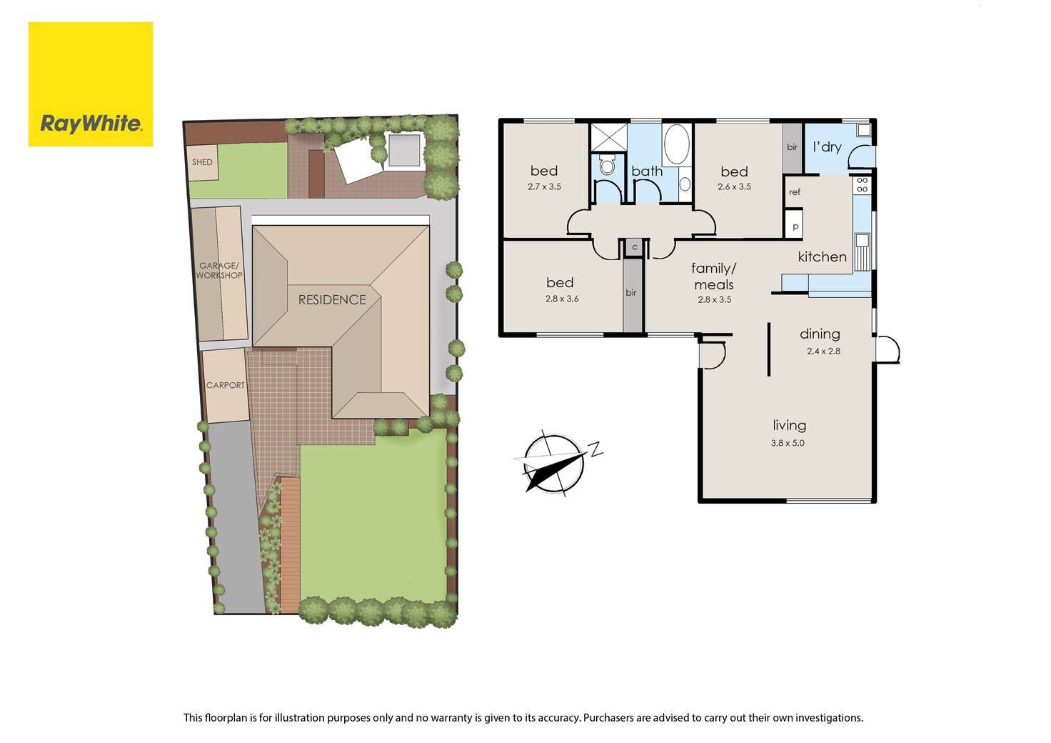 Floorplan of Homely house listing, 3 Lyrebird Drive, Carrum Downs VIC 3201