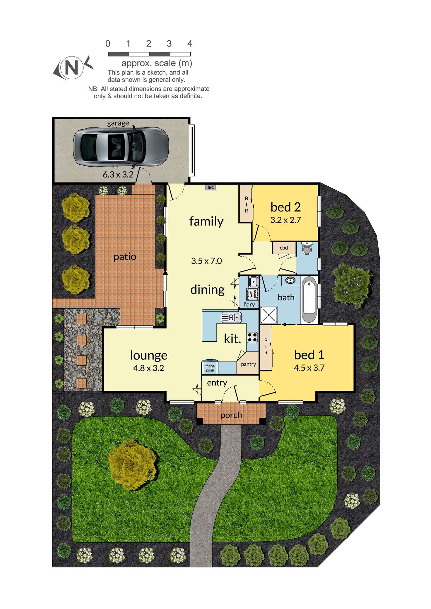 Floorplan of Homely unit listing, 1/14 Allen Street, Glen Waverley VIC 3150