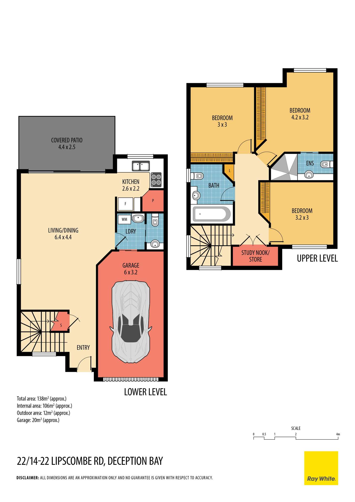 Floorplan of Homely townhouse listing, 22/14-22 Lipscombe Road, Deception Bay QLD 4508