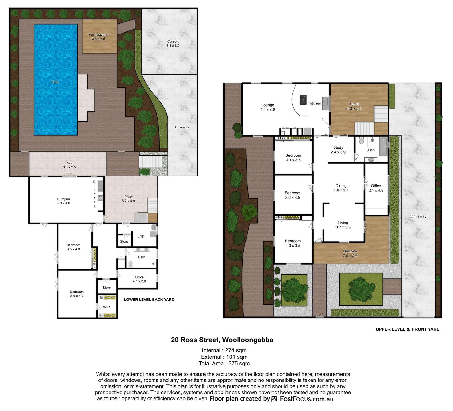 Floorplan of Homely house listing, 20 Ross Street, Woolloongabba QLD 4102