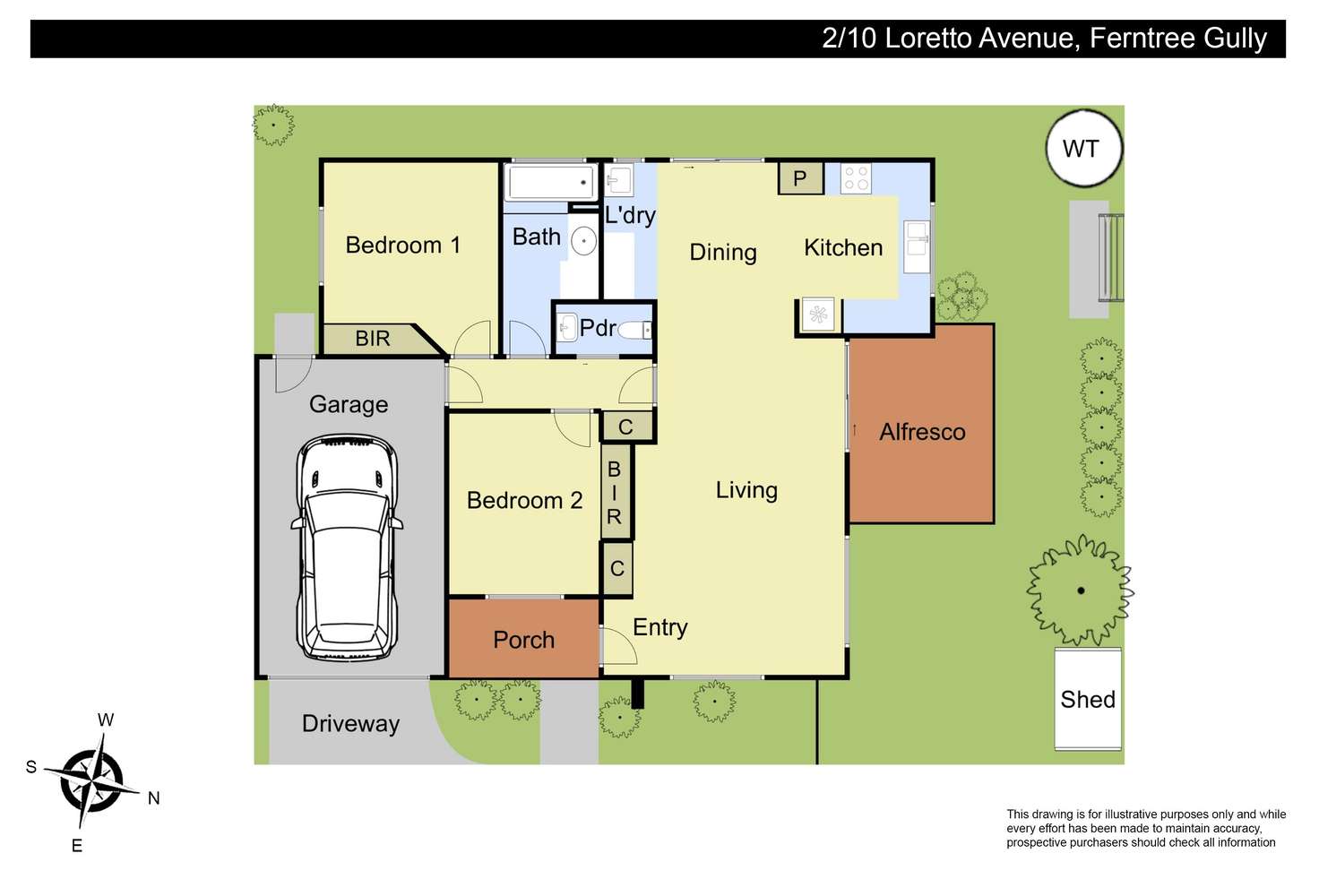 Floorplan of Homely house listing, 2/10 Loretto Avenue, Ferntree Gully VIC 3156