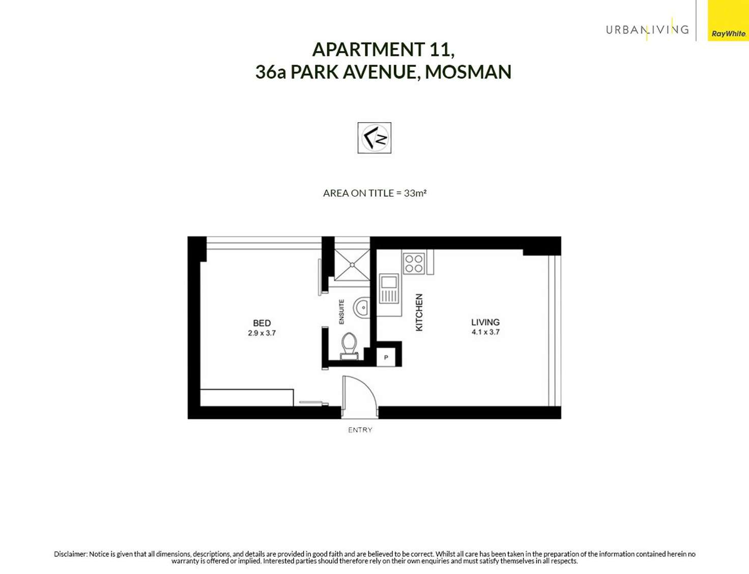 Floorplan of Homely apartment listing, 11/36A Park Avenue, Mosman NSW 2088