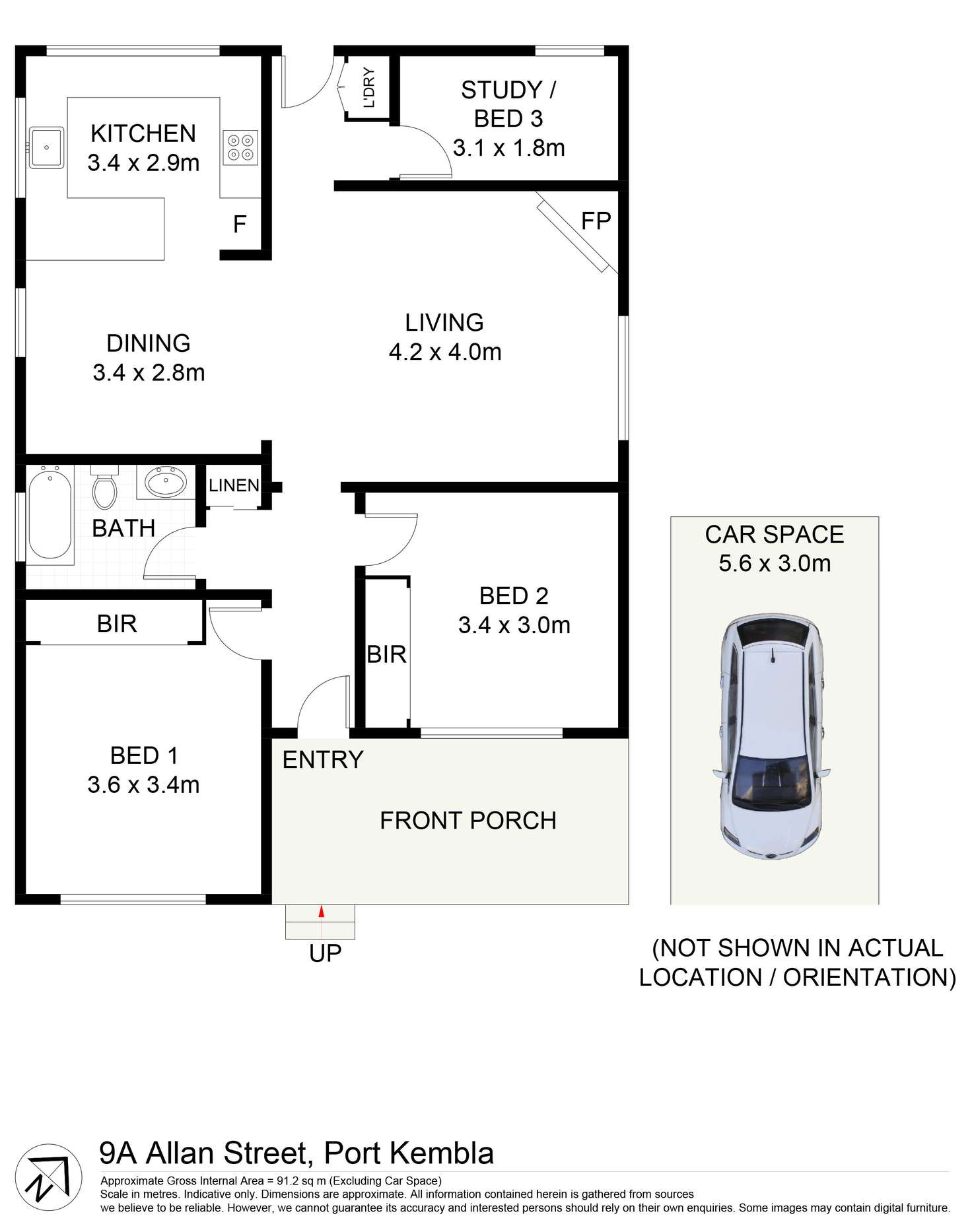 Floorplan of Homely house listing, 9A Allan Street, Port Kembla NSW 2505