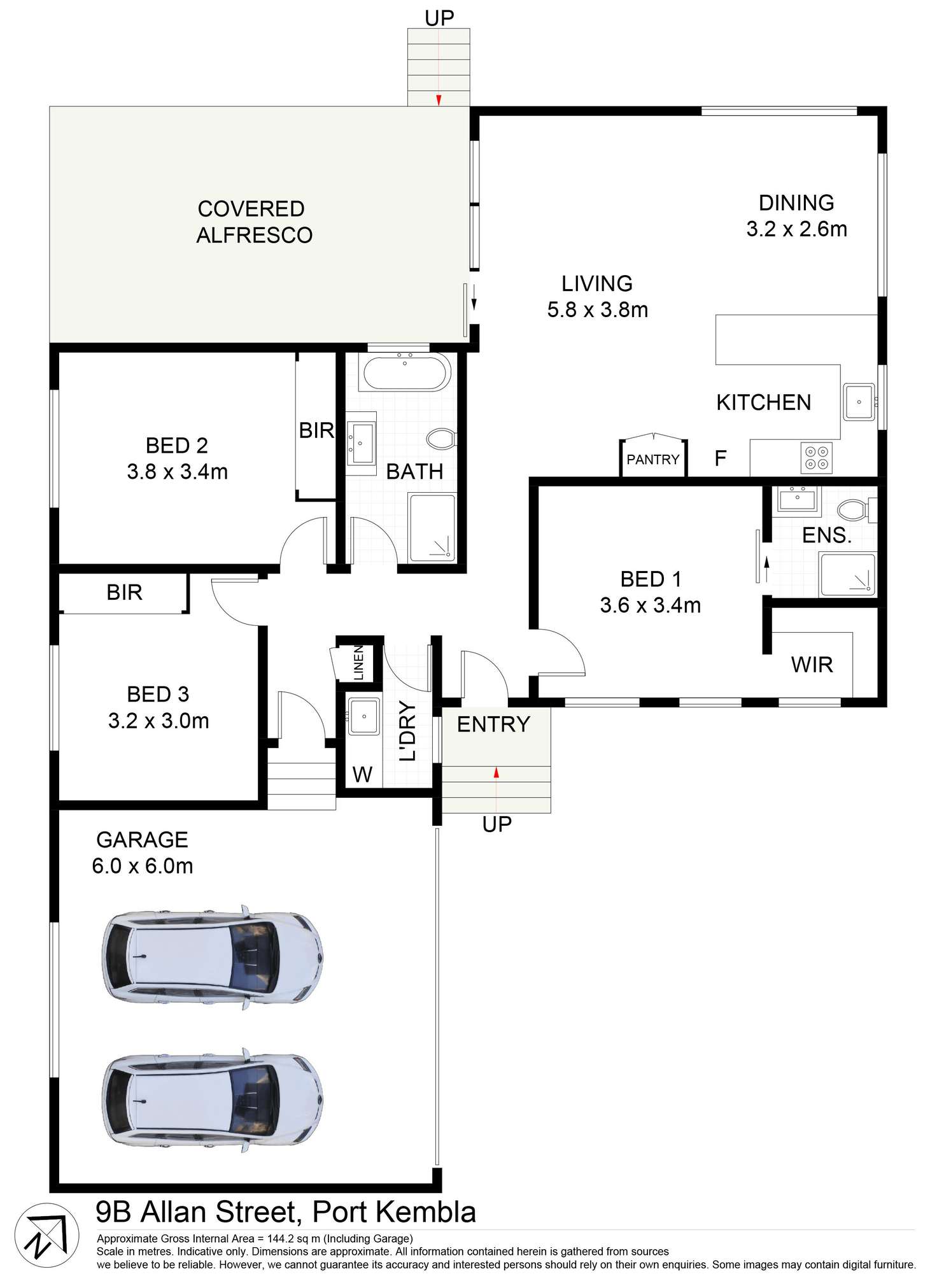 Floorplan of Homely house listing, 9B Allan Street, Port Kembla NSW 2505