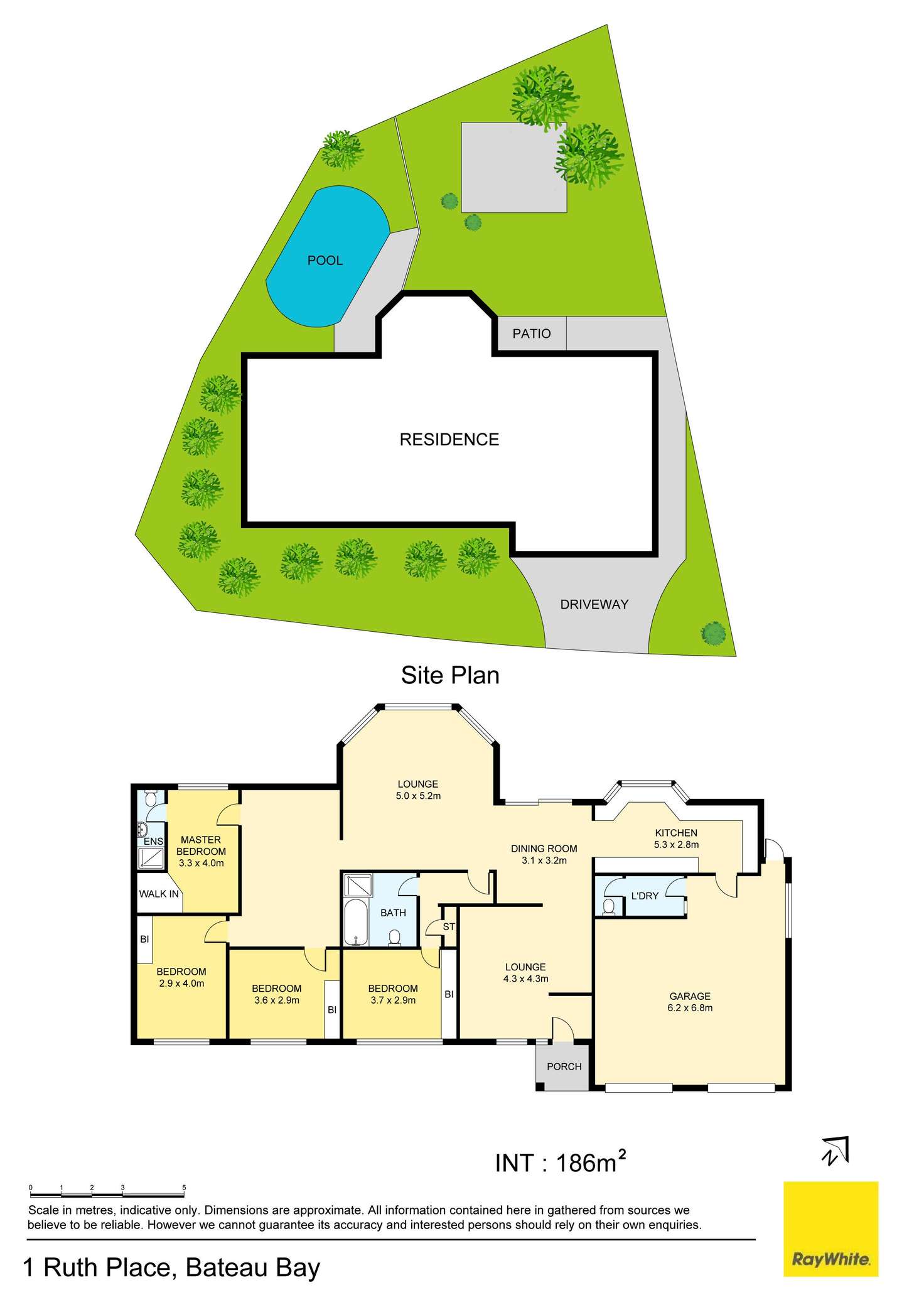 Floorplan of Homely house listing, 1 Ruth Place, Bateau Bay NSW 2261