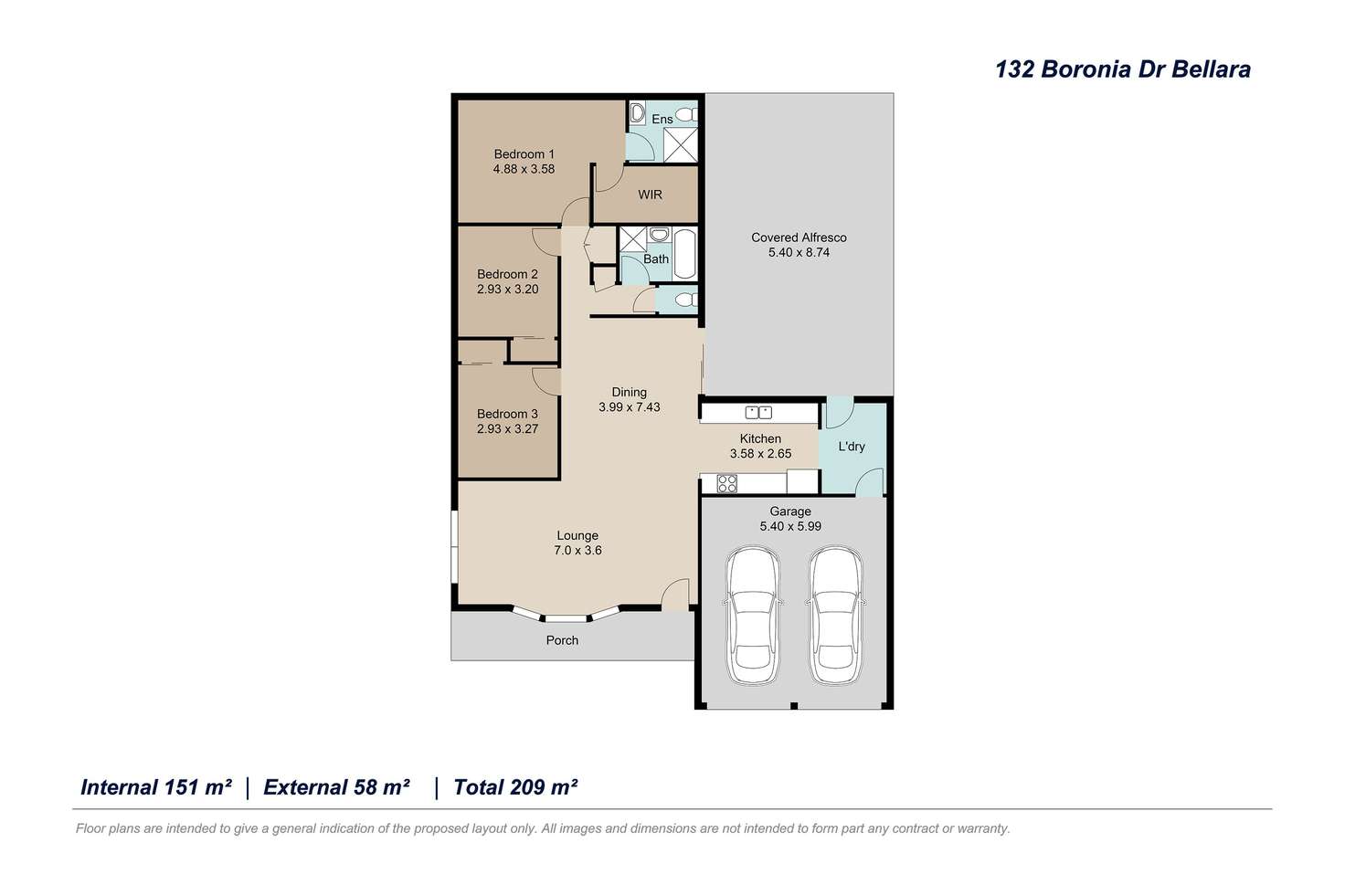 Floorplan of Homely house listing, 132 Boronia Drive, Bellara QLD 4507
