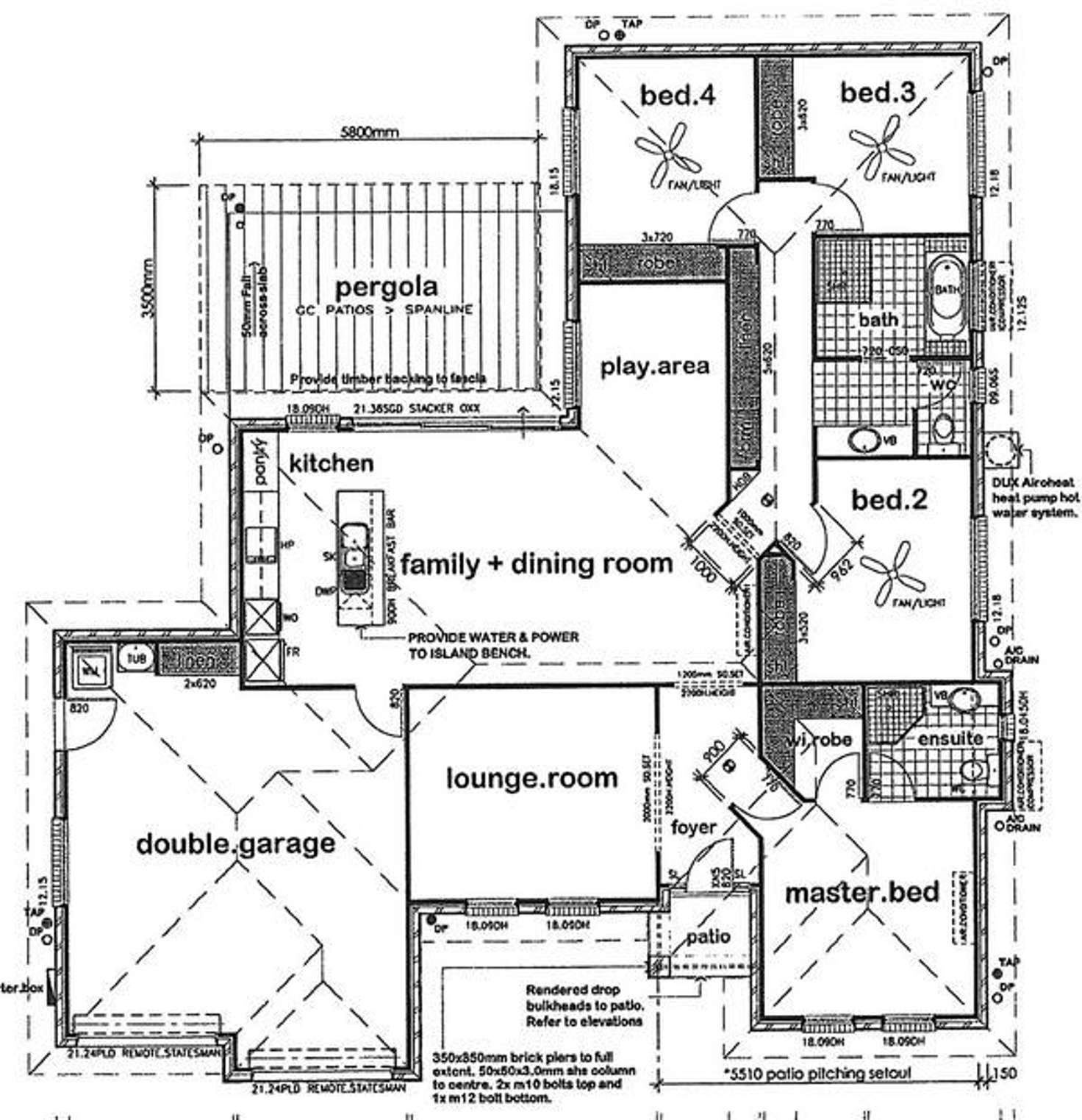 Floorplan of Homely house listing, 4 Hain Close, Pittsworth QLD 4356