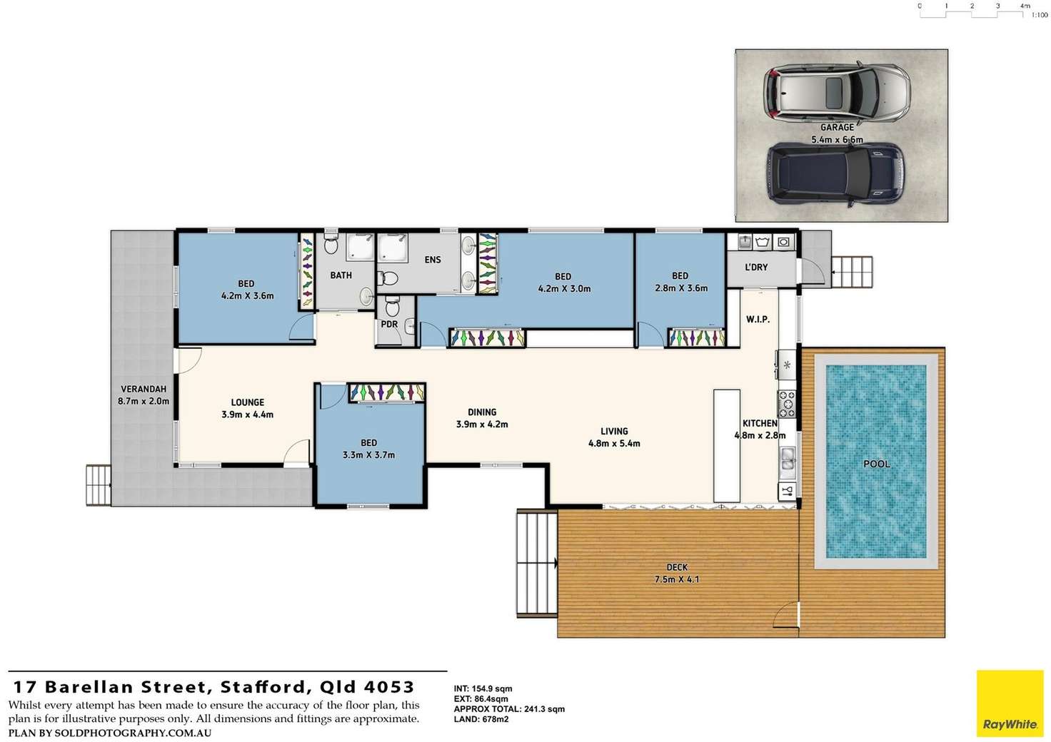 Floorplan of Homely house listing, 17 Barellan Street, Stafford QLD 4053