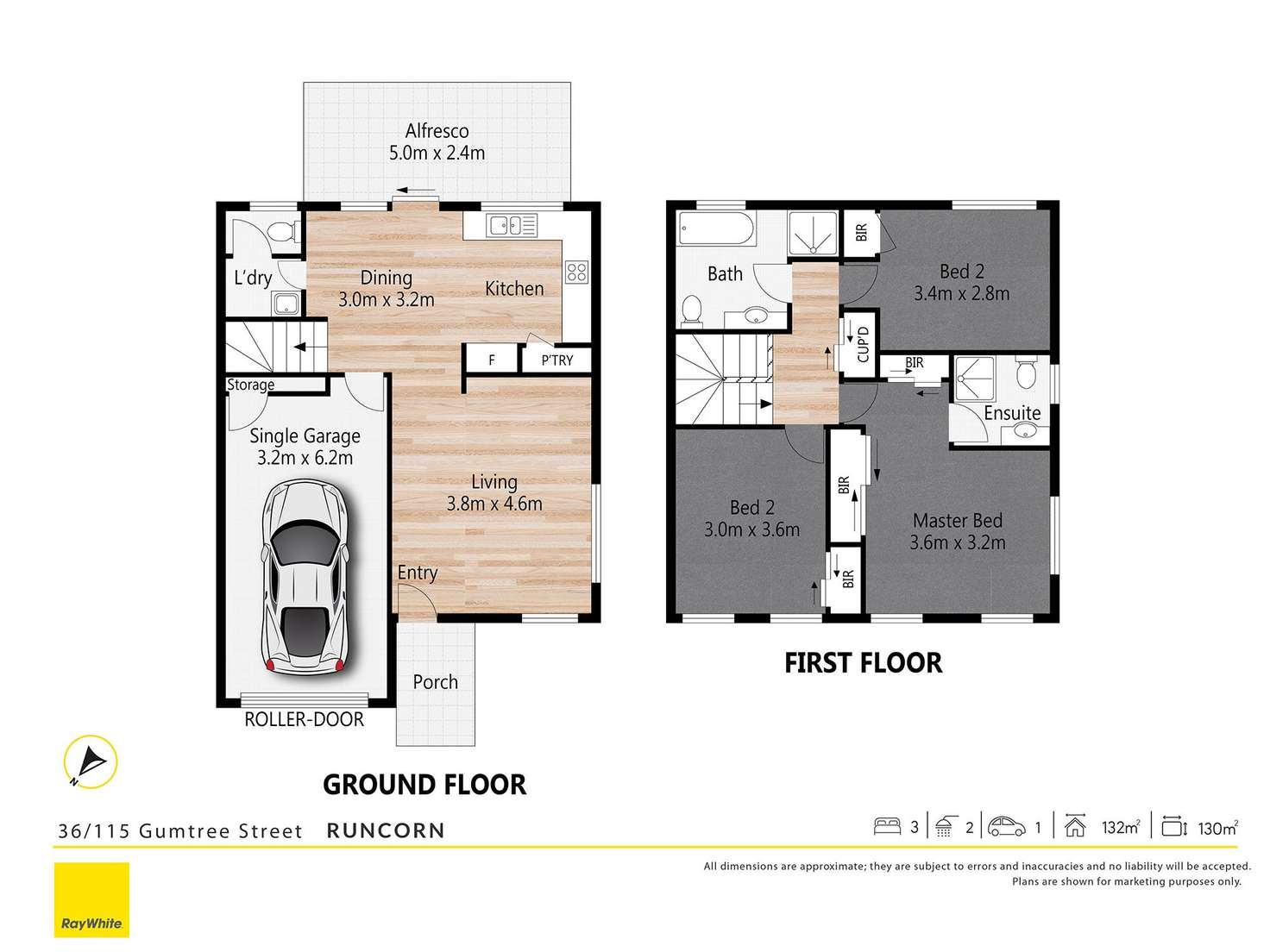 Floorplan of Homely townhouse listing, 36/115 Gumtree Street, Runcorn QLD 4113