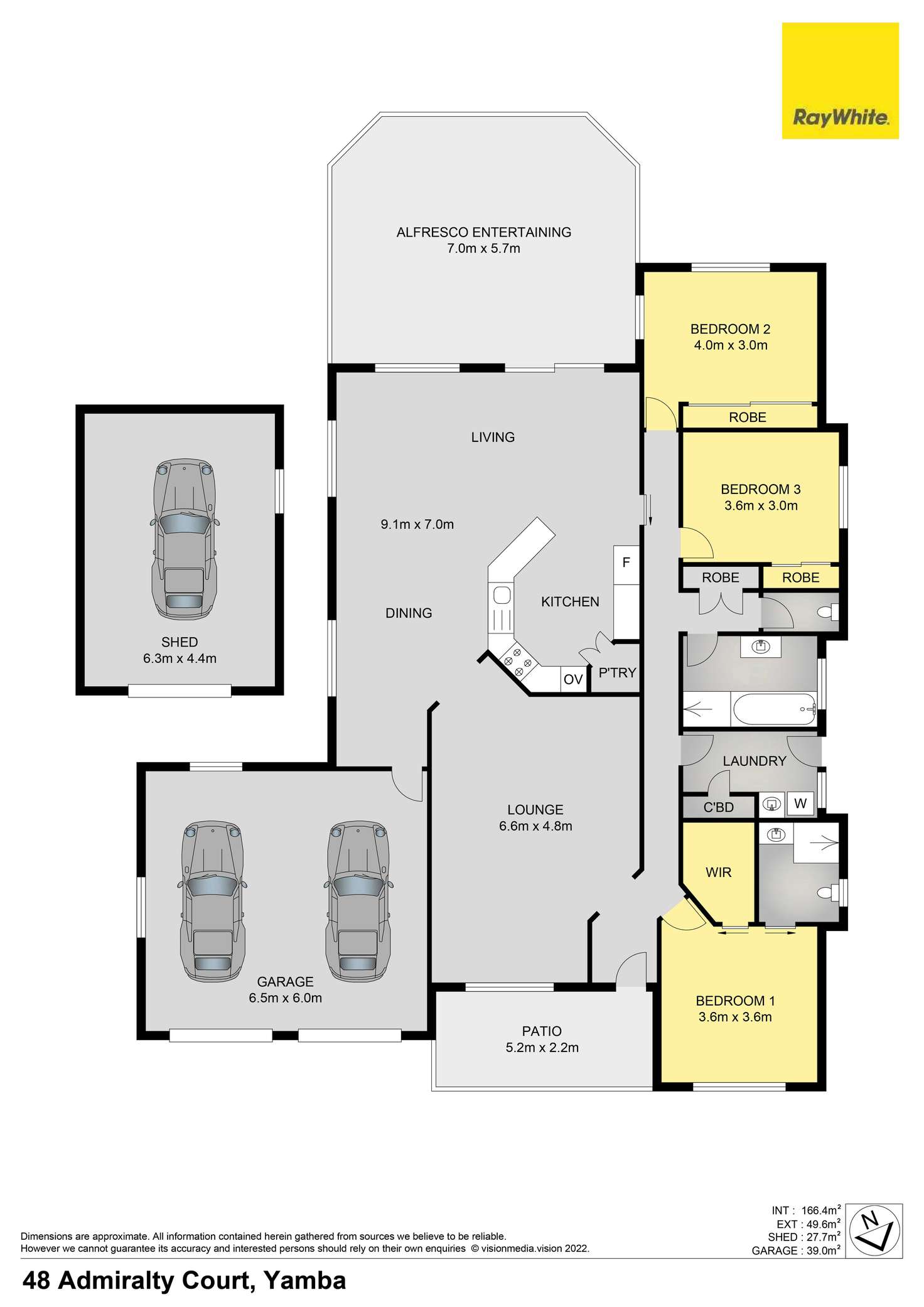 Floorplan of Homely house listing, 48 Admiralty Court, Yamba NSW 2464