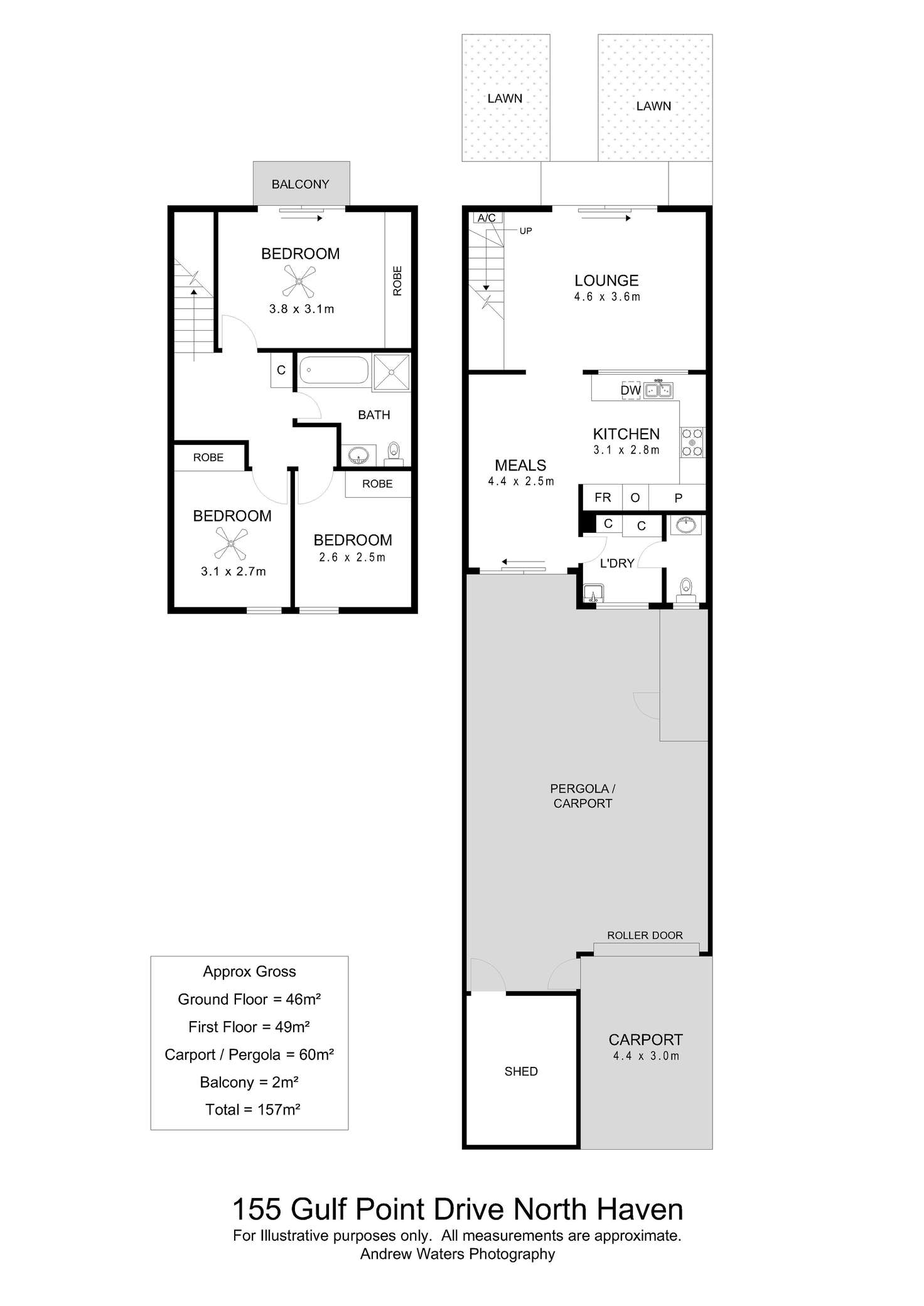 Floorplan of Homely house listing, 155 Gulf Point Drive, North Haven SA 5018